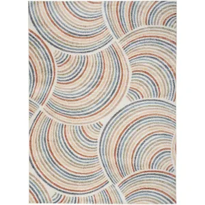 Nourison Astra Machine Washable All-over Design Area Rug