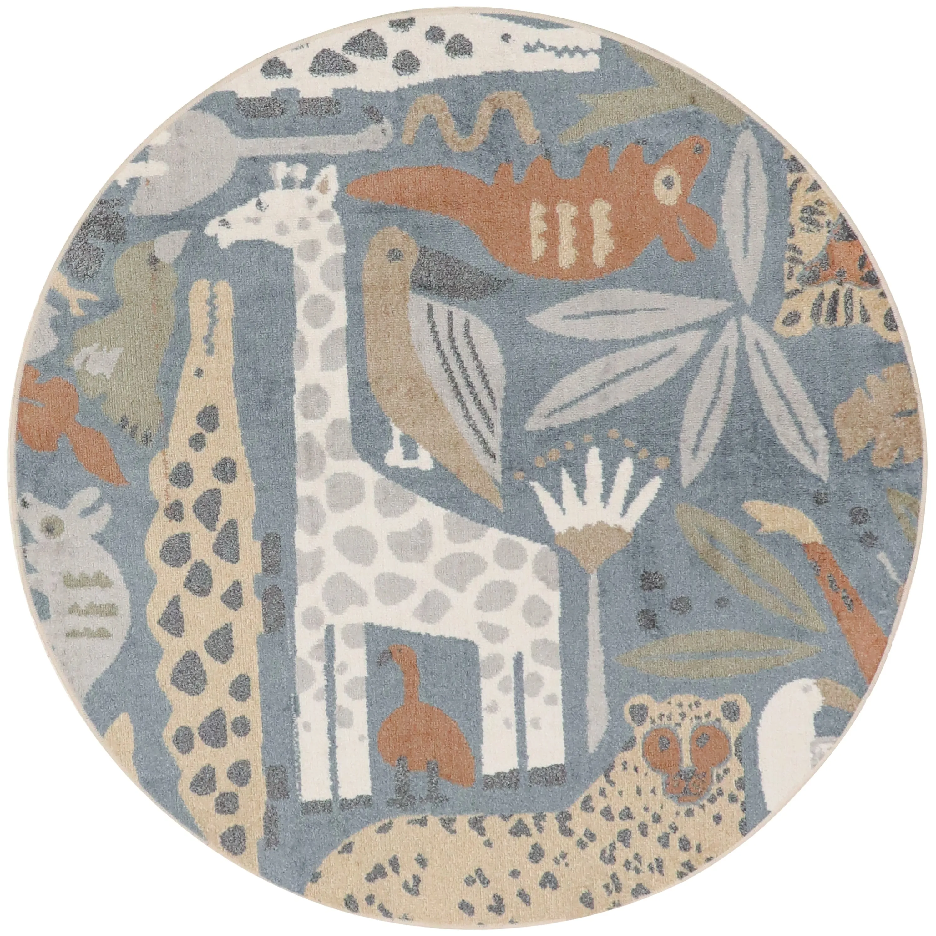Nourison Astra Machine Washable Animal Print Area Rug