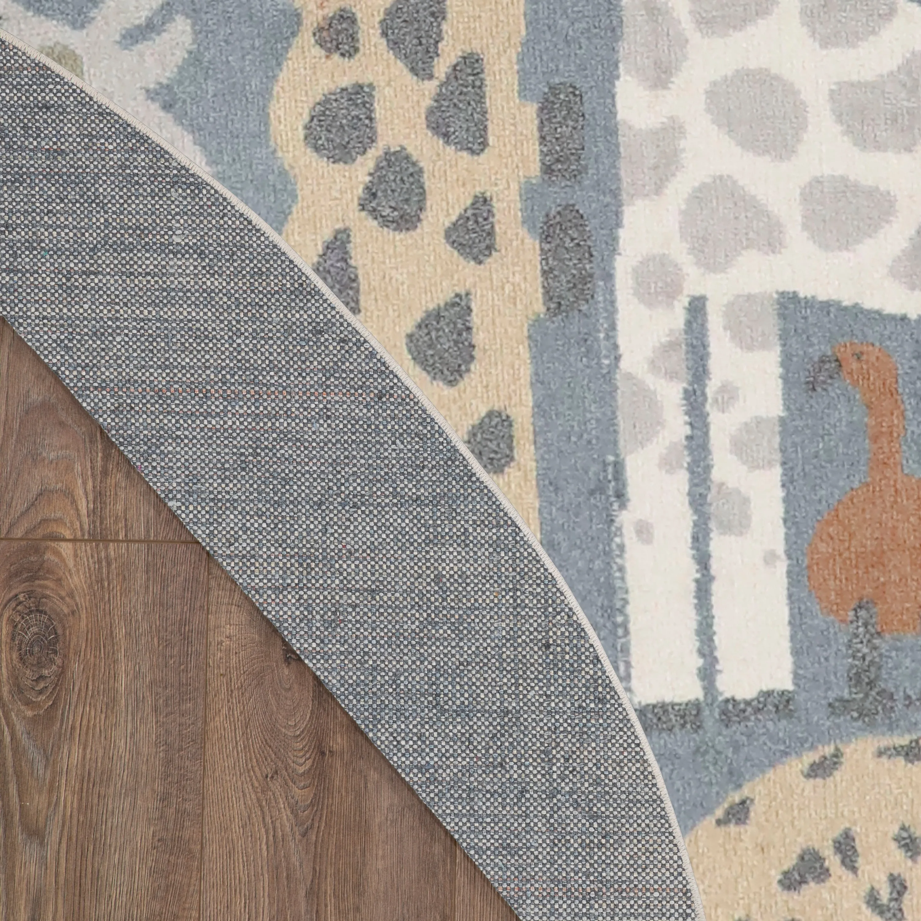 Nourison Astra Machine Washable Animal Print Area Rug