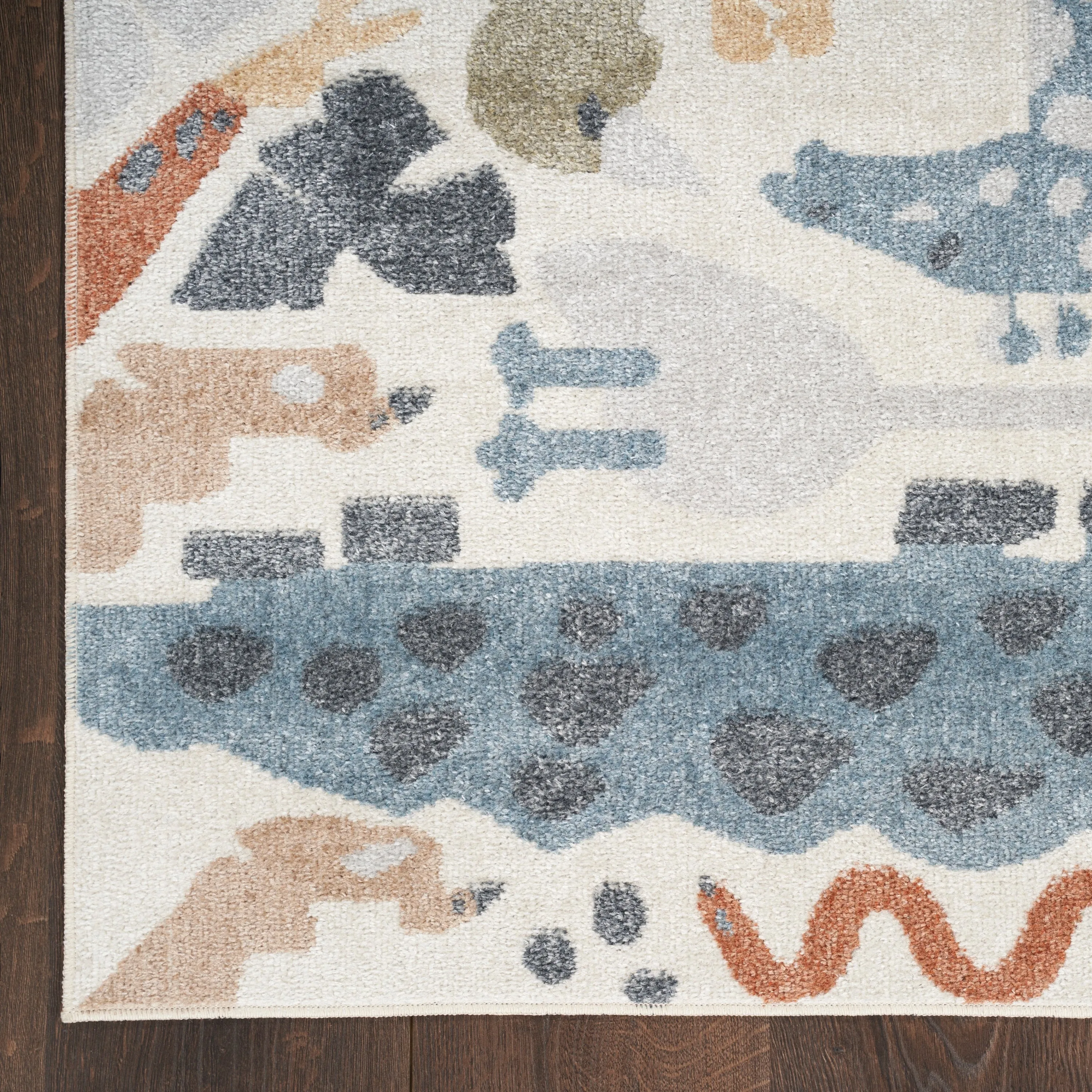 Nourison Astra Machine Washable Animal Print Area Rug