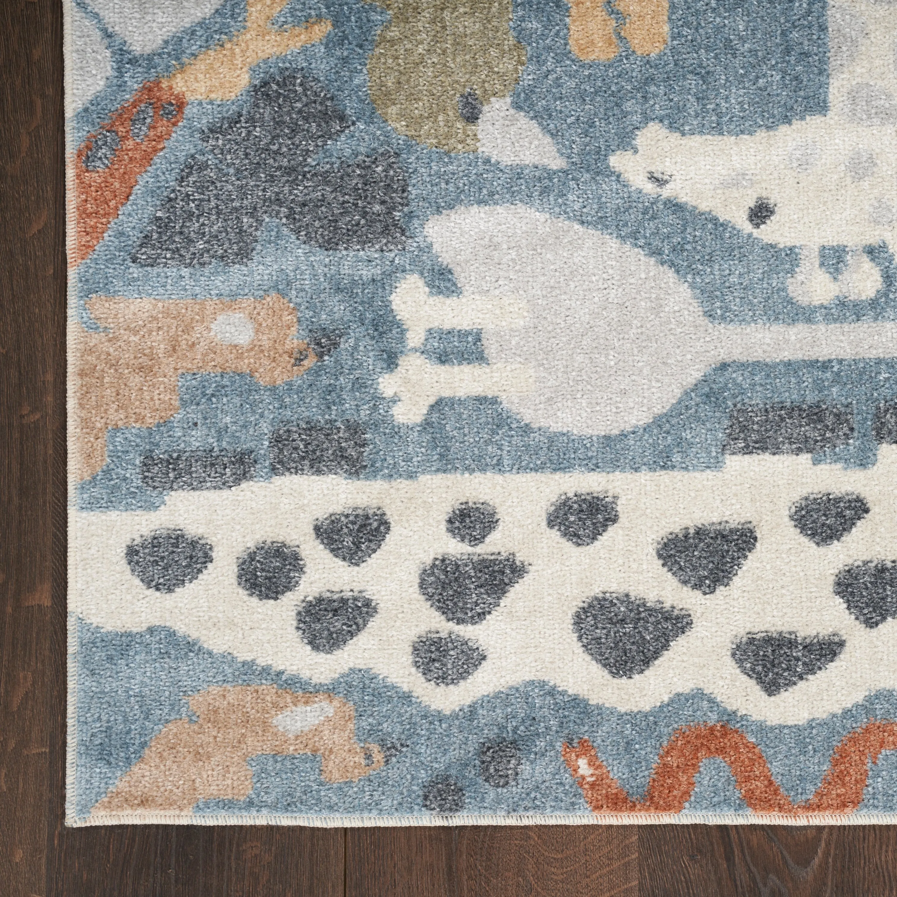 Nourison Astra Machine Washable Animal Print Area Rug