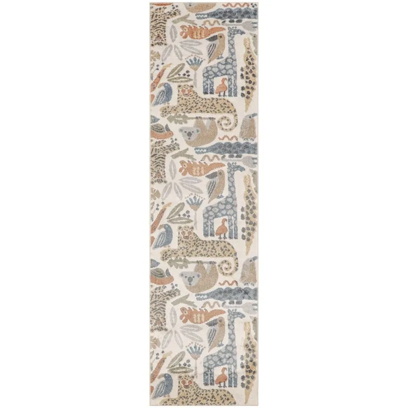 Nourison Astra Machine Washable Animal Print Area Rug