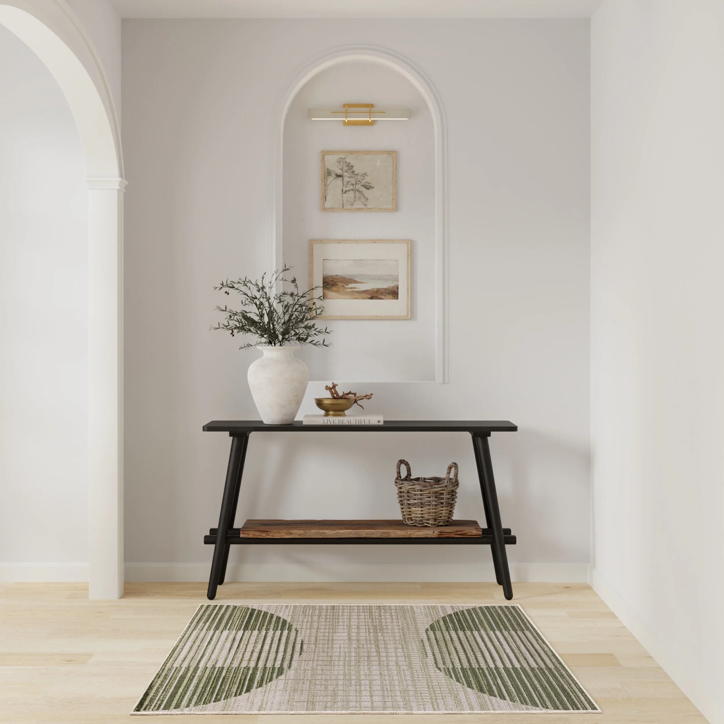 Nourison Astra Machine Washable Indoor Only Graphic Area Rug