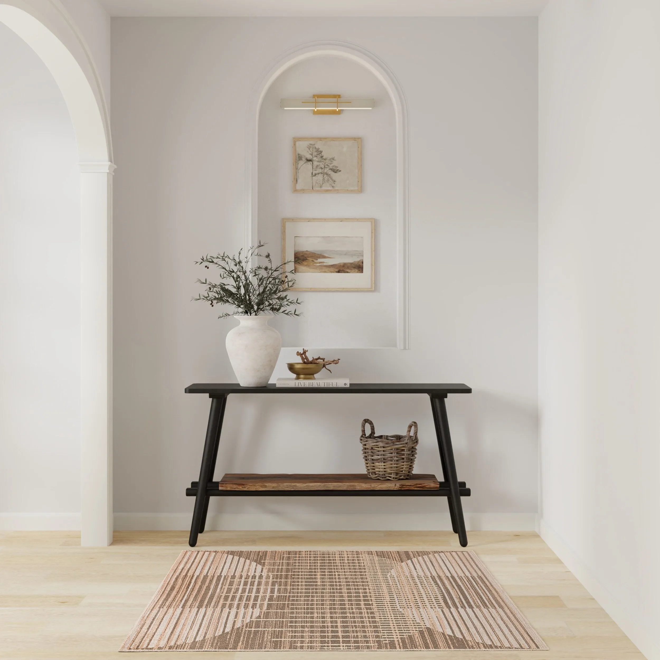 Nourison Astra Machine Washable Indoor Only Graphic Area Rug