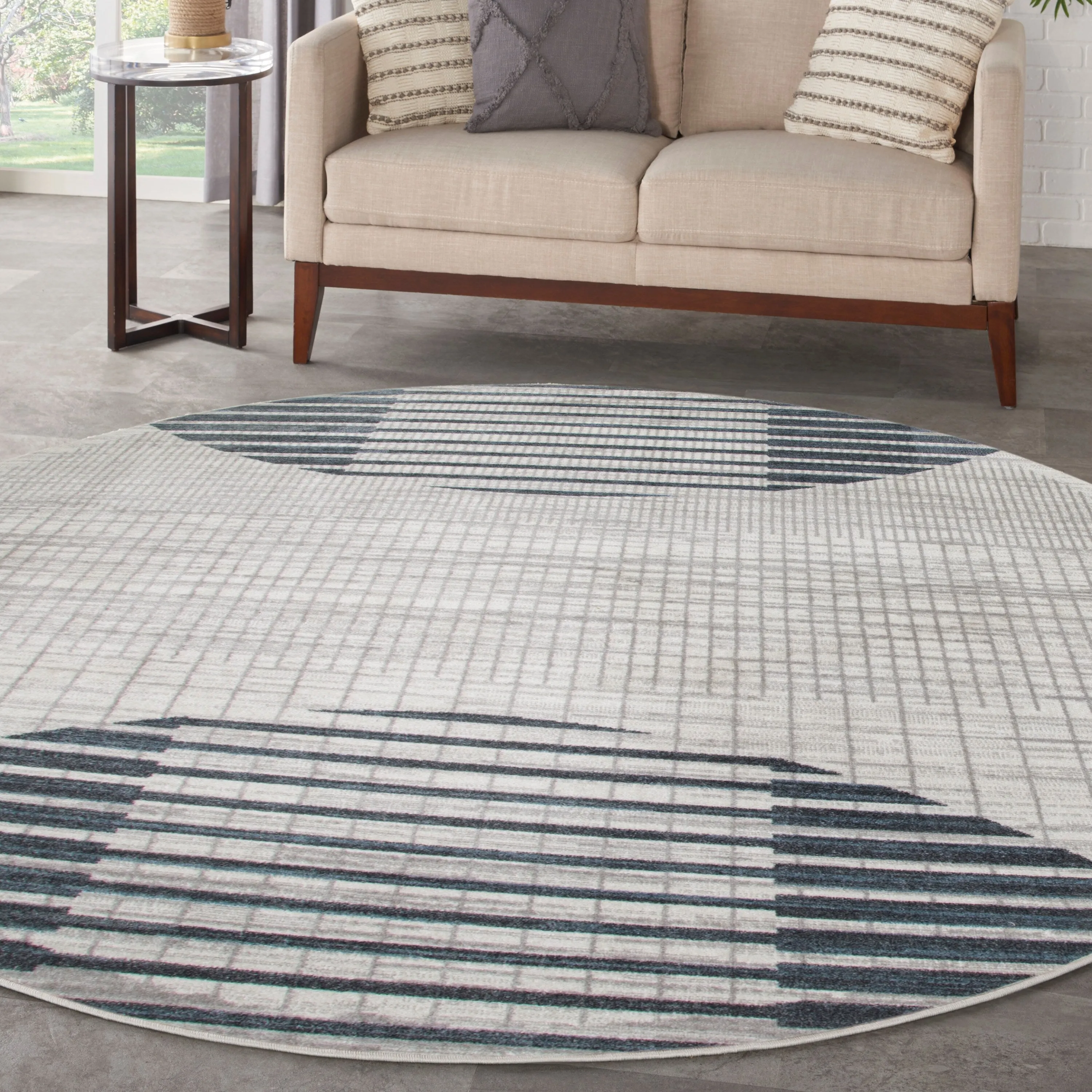 Nourison Astra Machine Washable Indoor Only Graphic Area Rug