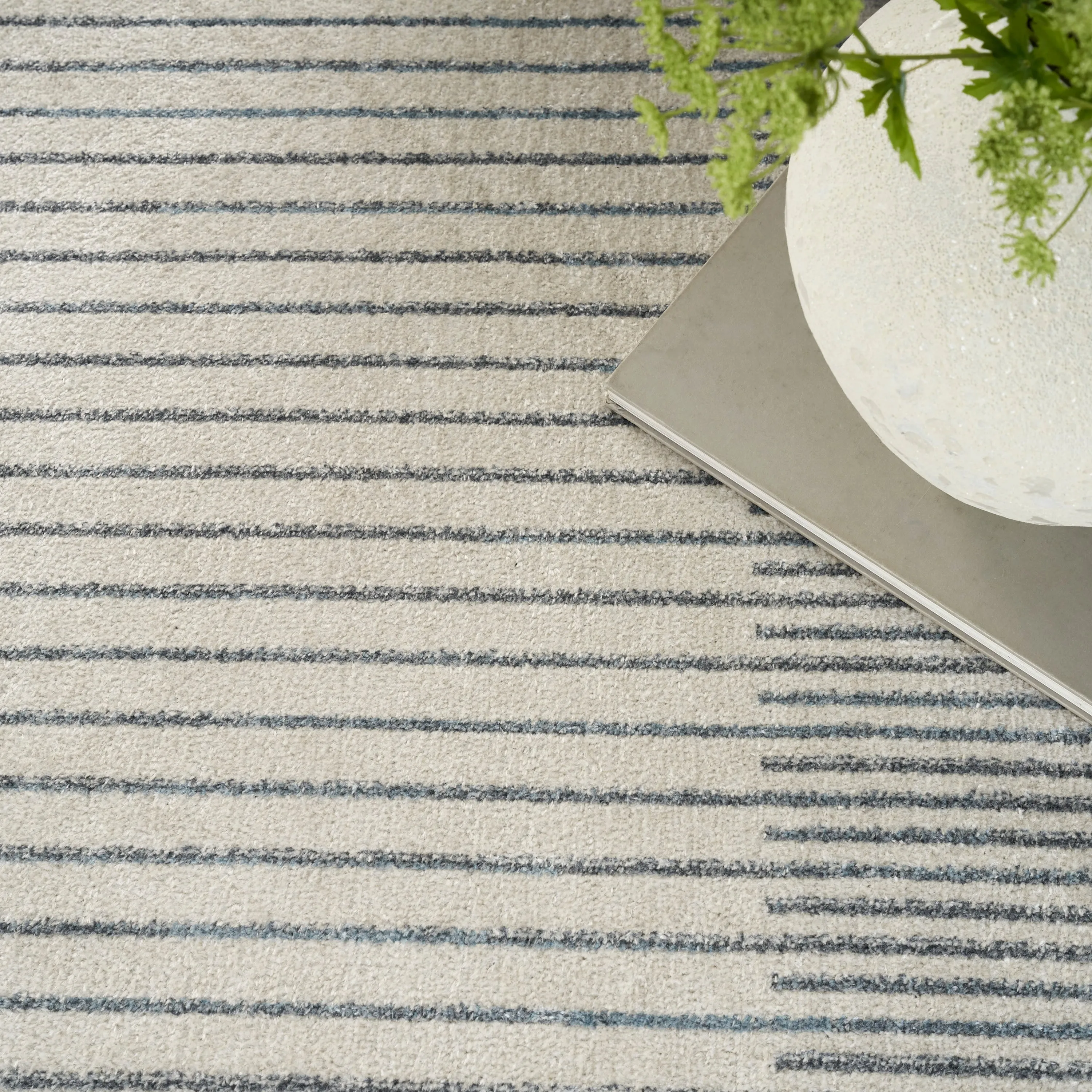 Nourison Astra Machine Washable Linear Area Rug