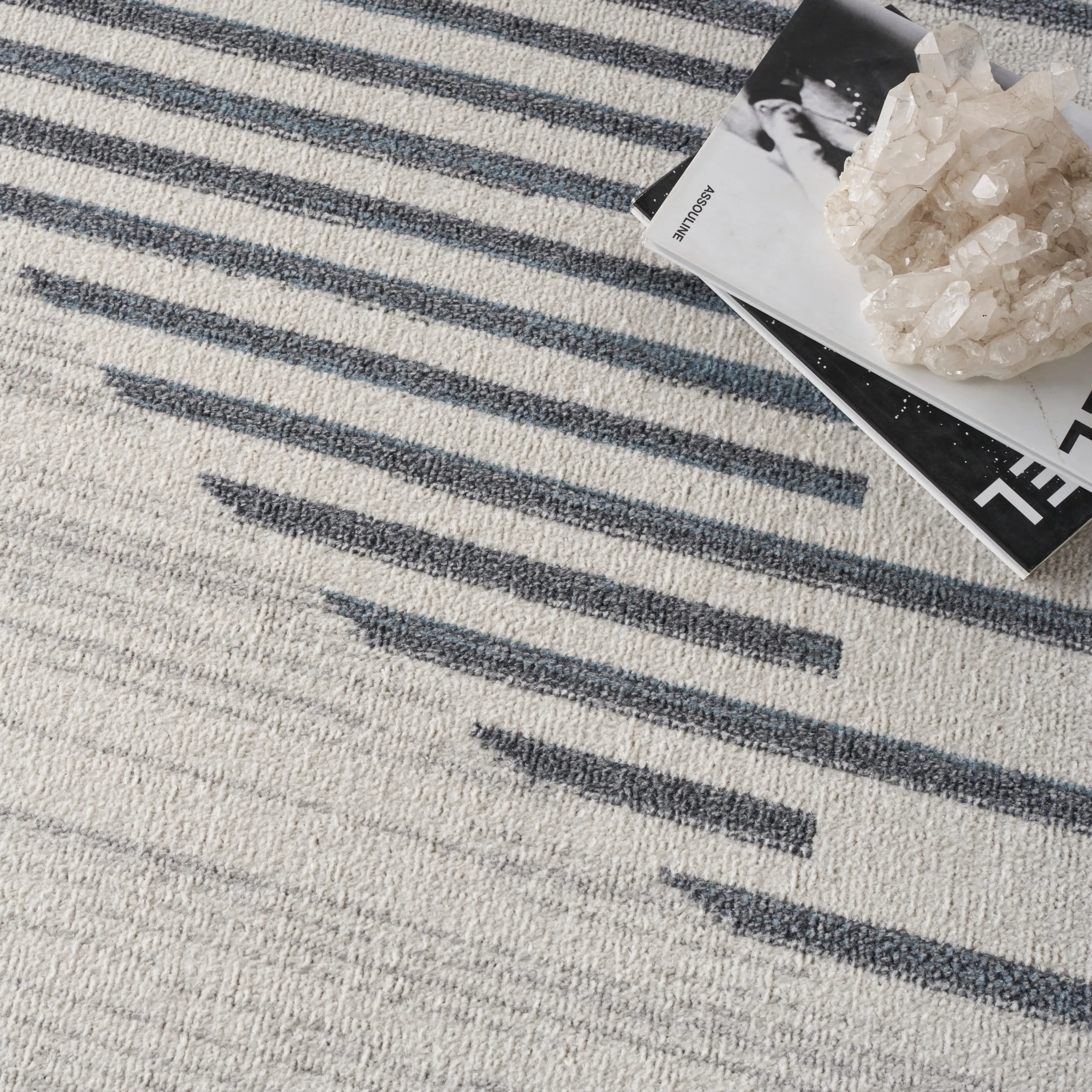 Nourison Astra Machine Washable Linear Area Rug