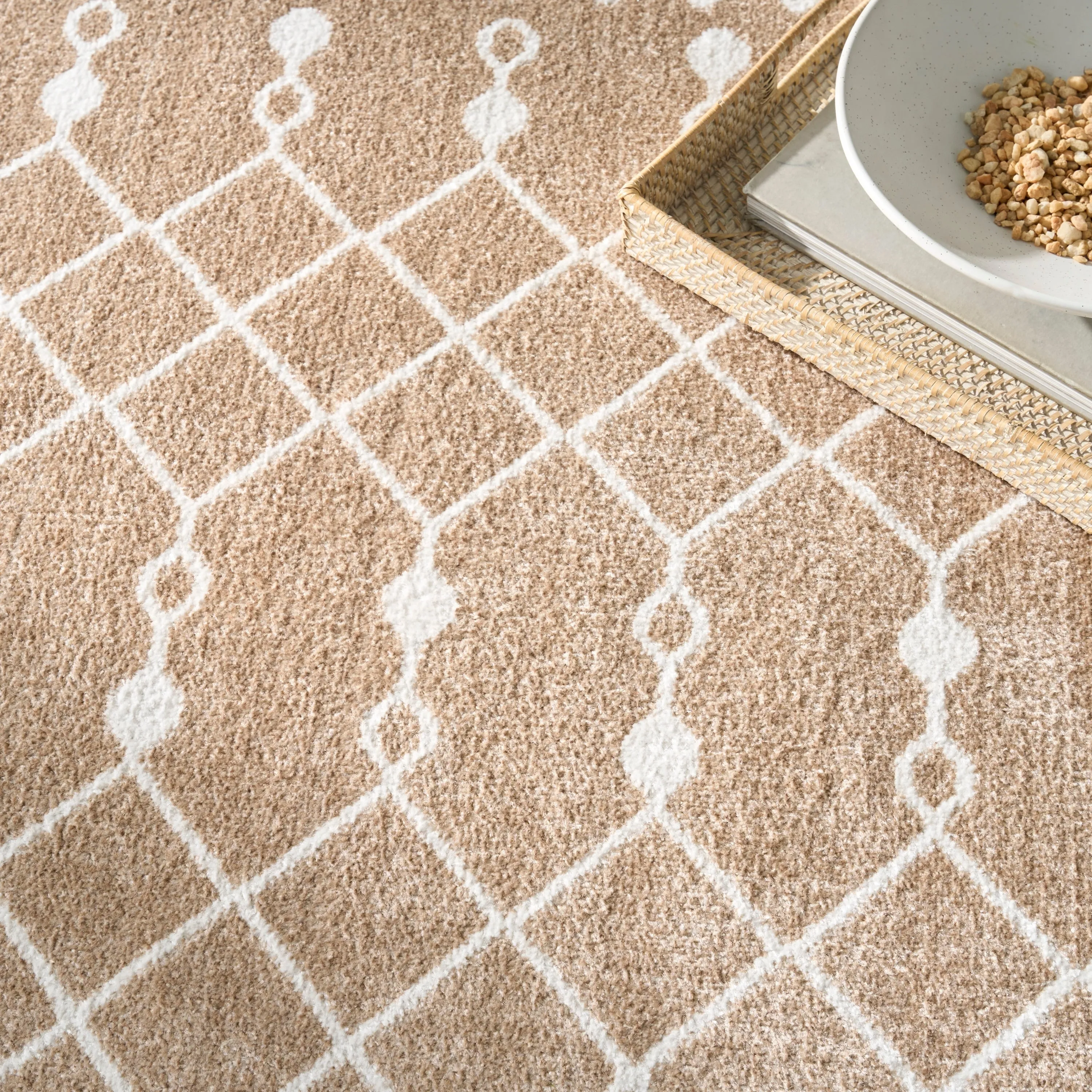 Nourison Astra Machine Washable Moroccan Area Rug
