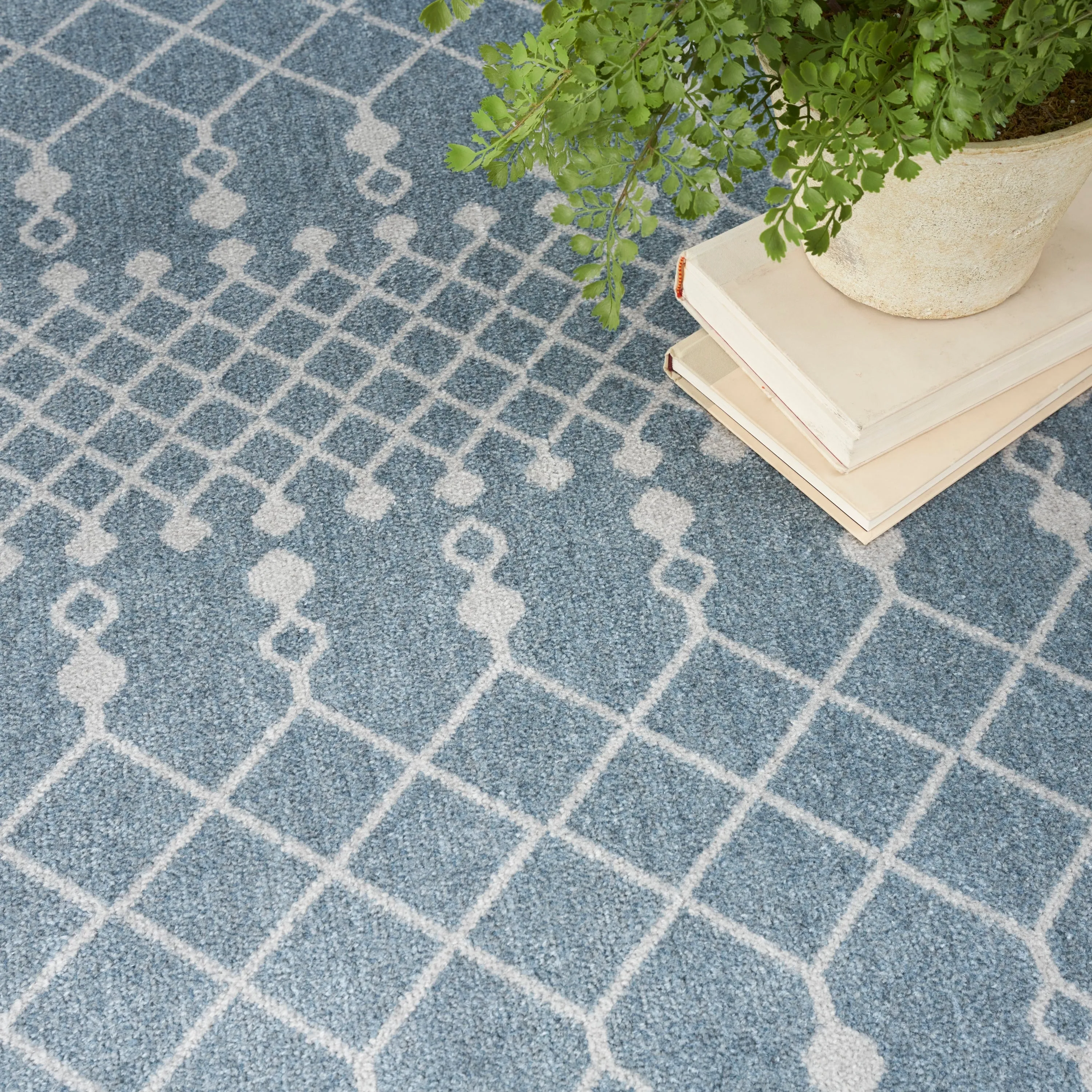 Nourison Astra Machine Washable Moroccan Area Rug