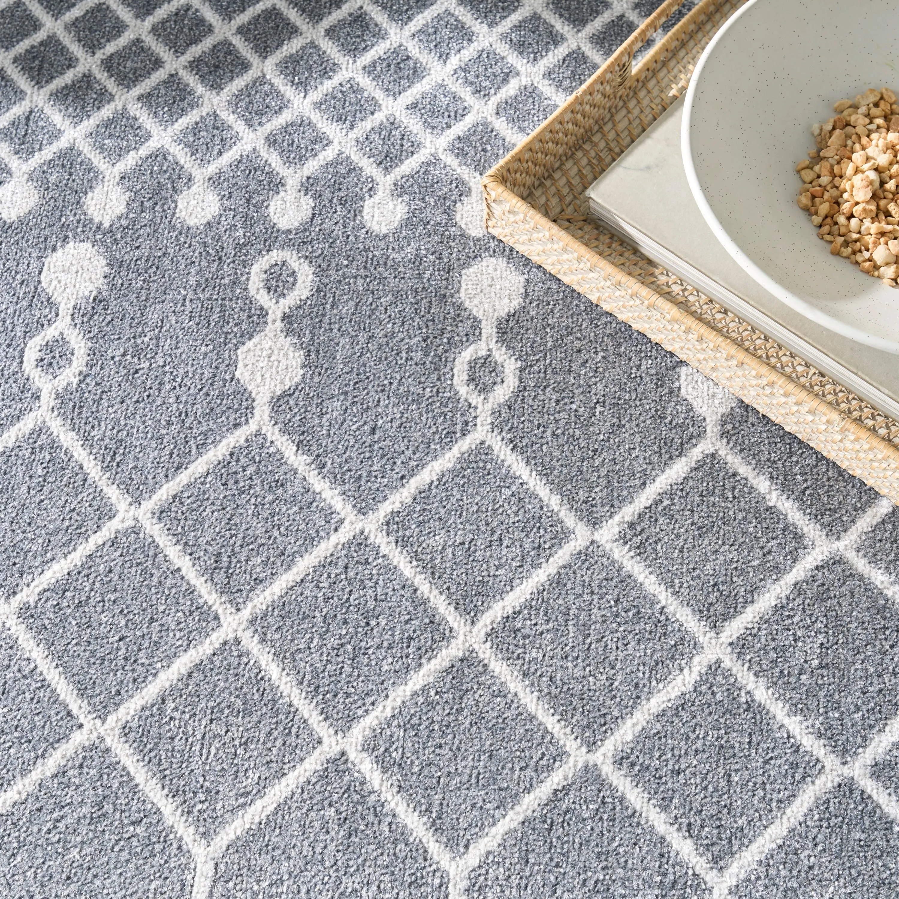 Nourison Astra Machine Washable Moroccan Area Rug