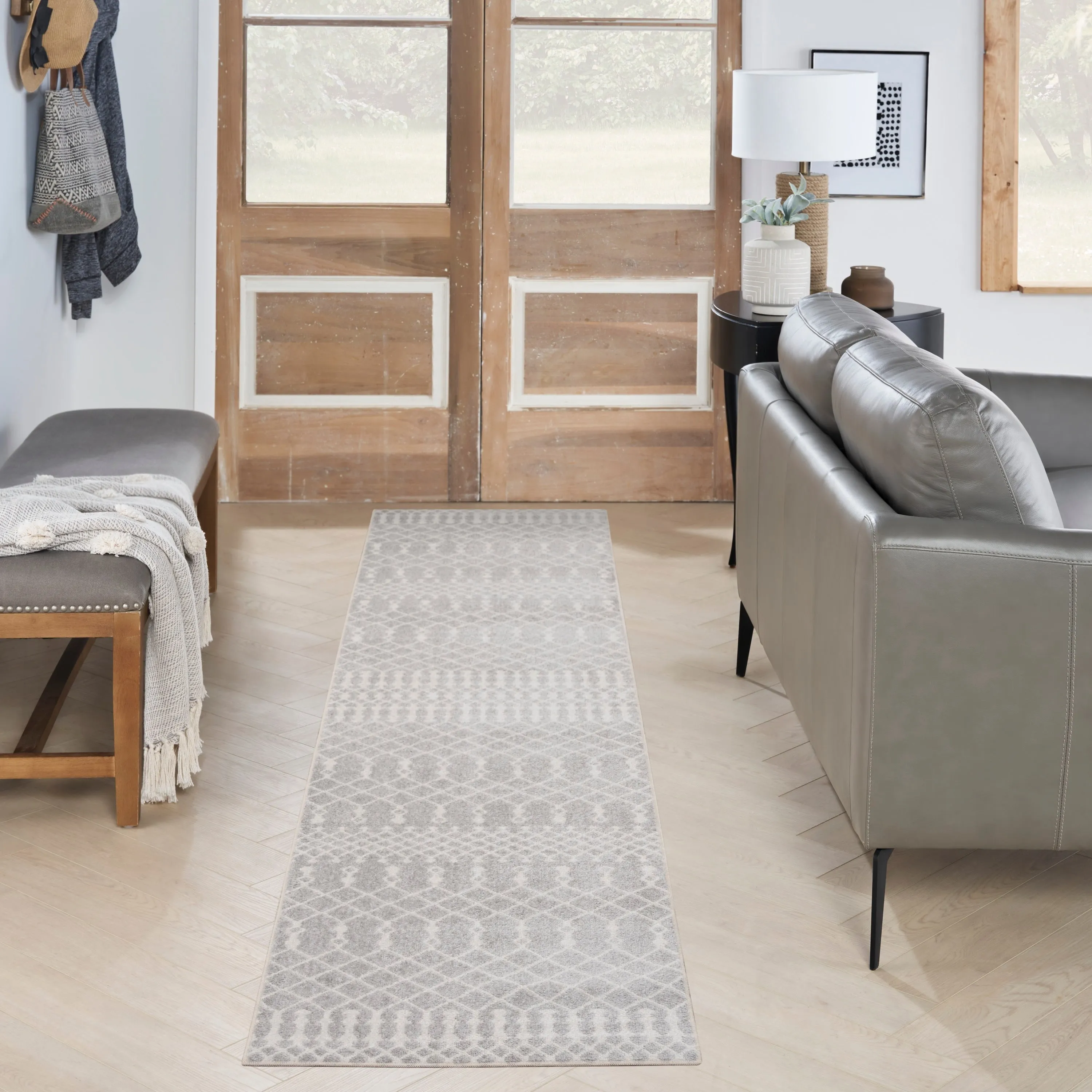 Nourison Astra Machine Washable Moroccan Area Rug