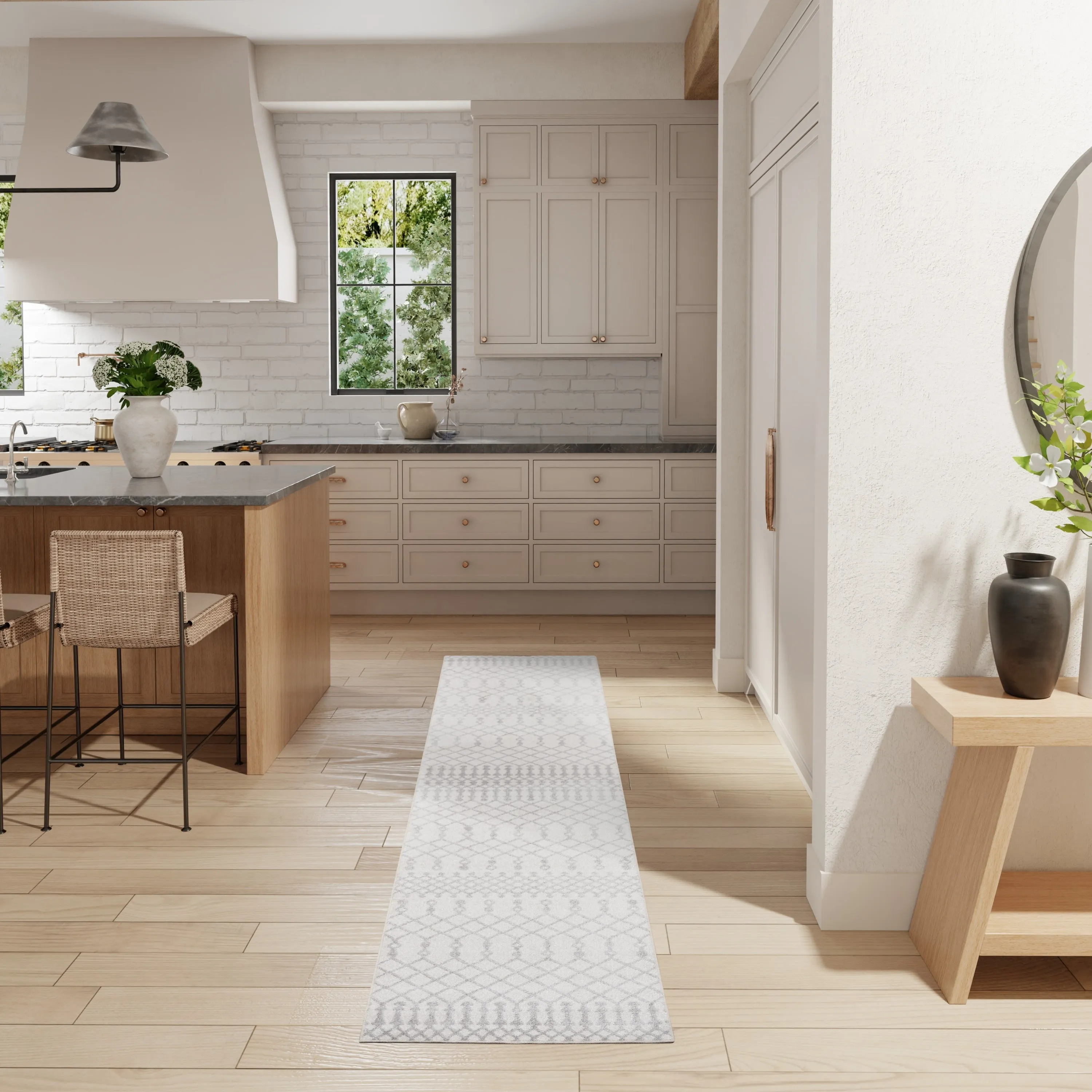 Nourison Astra Machine Washable Moroccan Area Rug