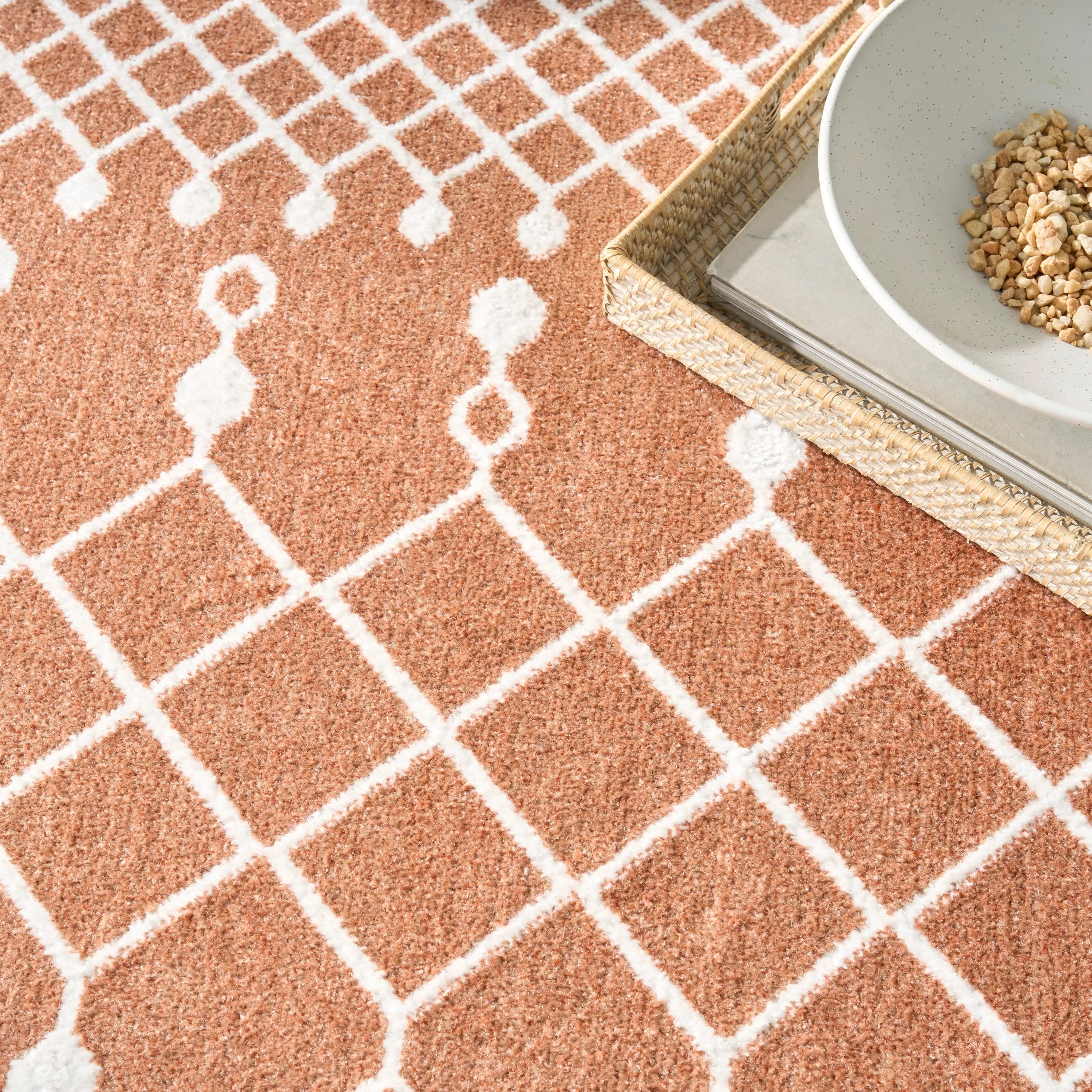 Nourison Astra Machine Washable Moroccan Area Rug