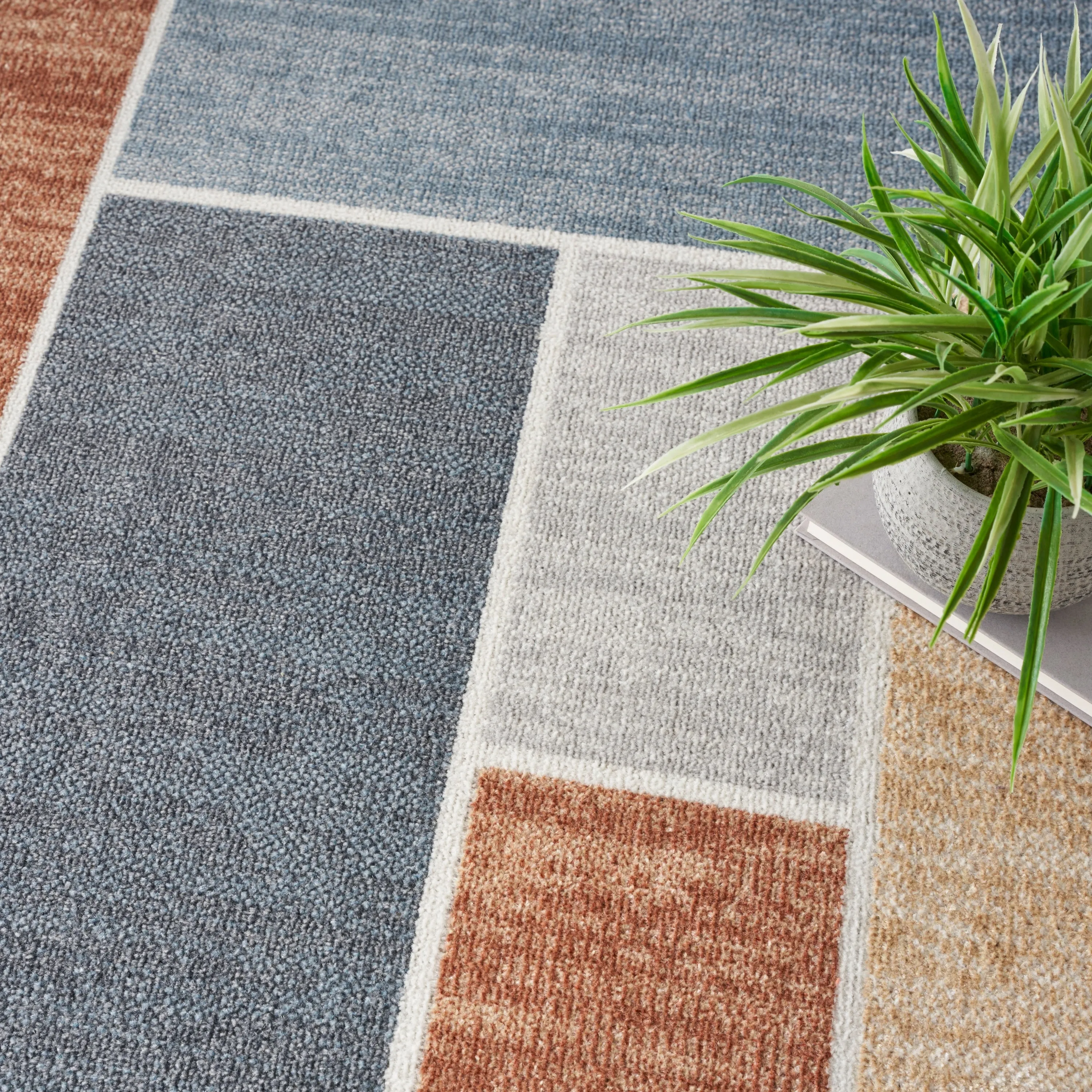 Nourison Astra Machine Washable Paneled Area Rug