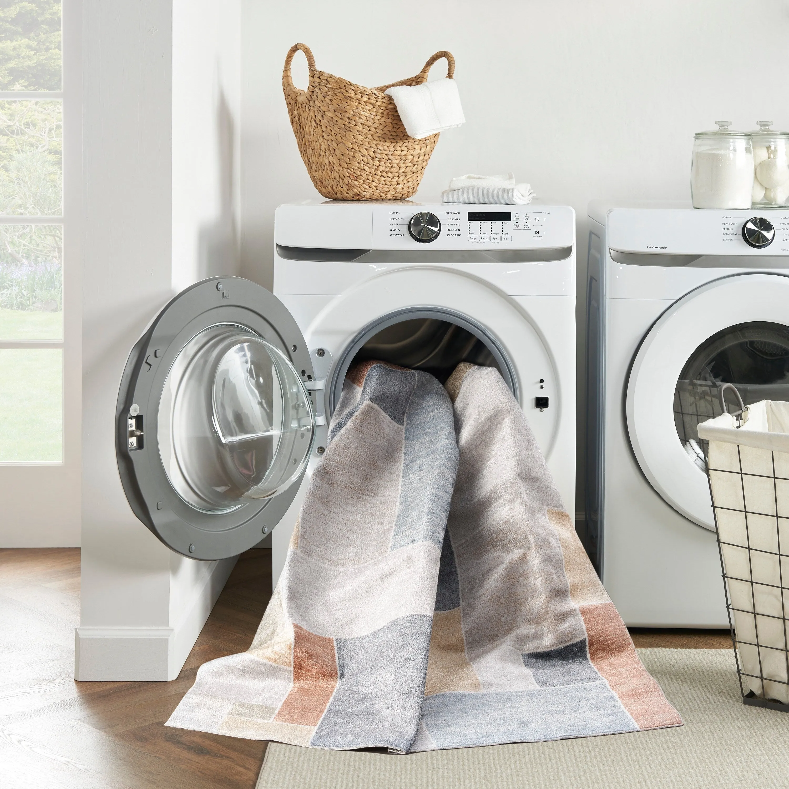 Nourison Astra Machine Washable Paneled Area Rug