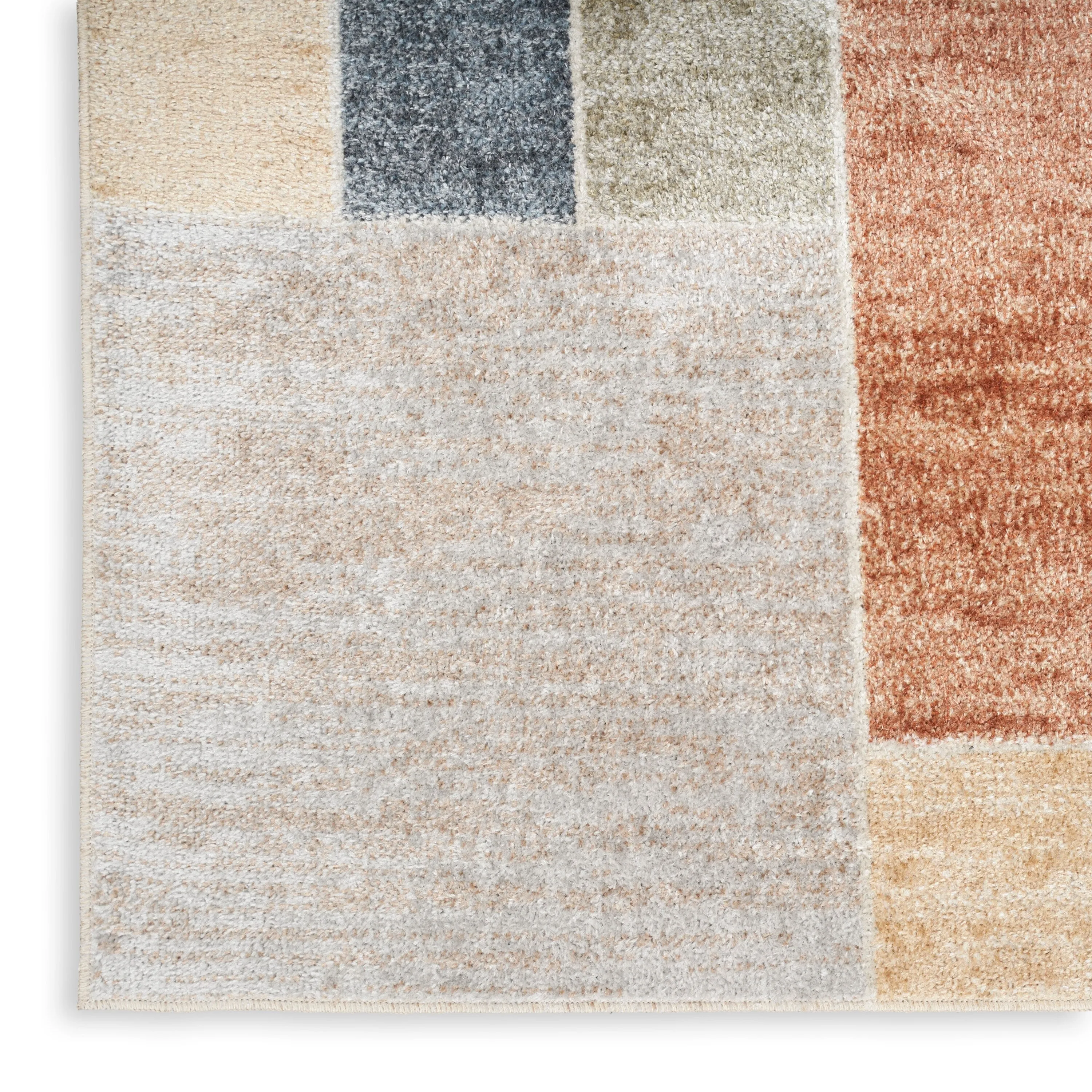 Nourison Astra Machine Washable Paneled Area Rug