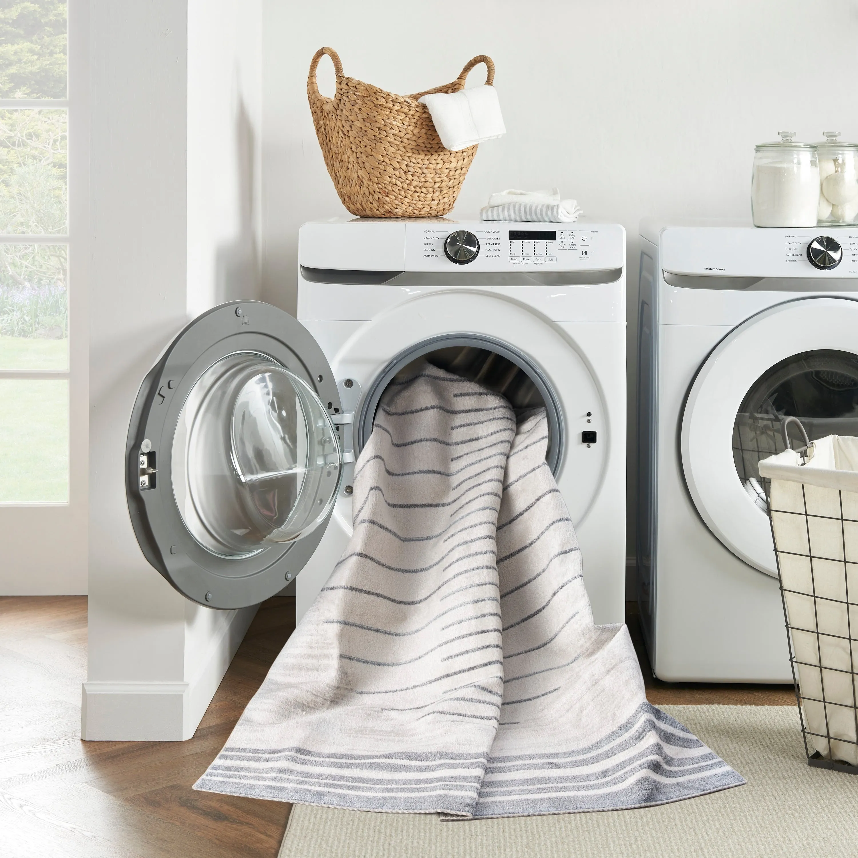 Nourison Astra Machine Washable Striated Area Rug