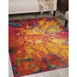 Nourison Celestial Abstract Colorful Area Rug