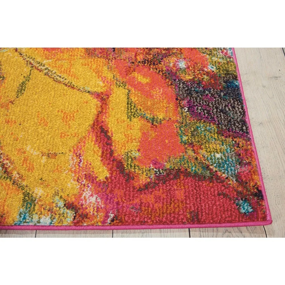 Nourison Celestial Abstract Colorful Area Rug