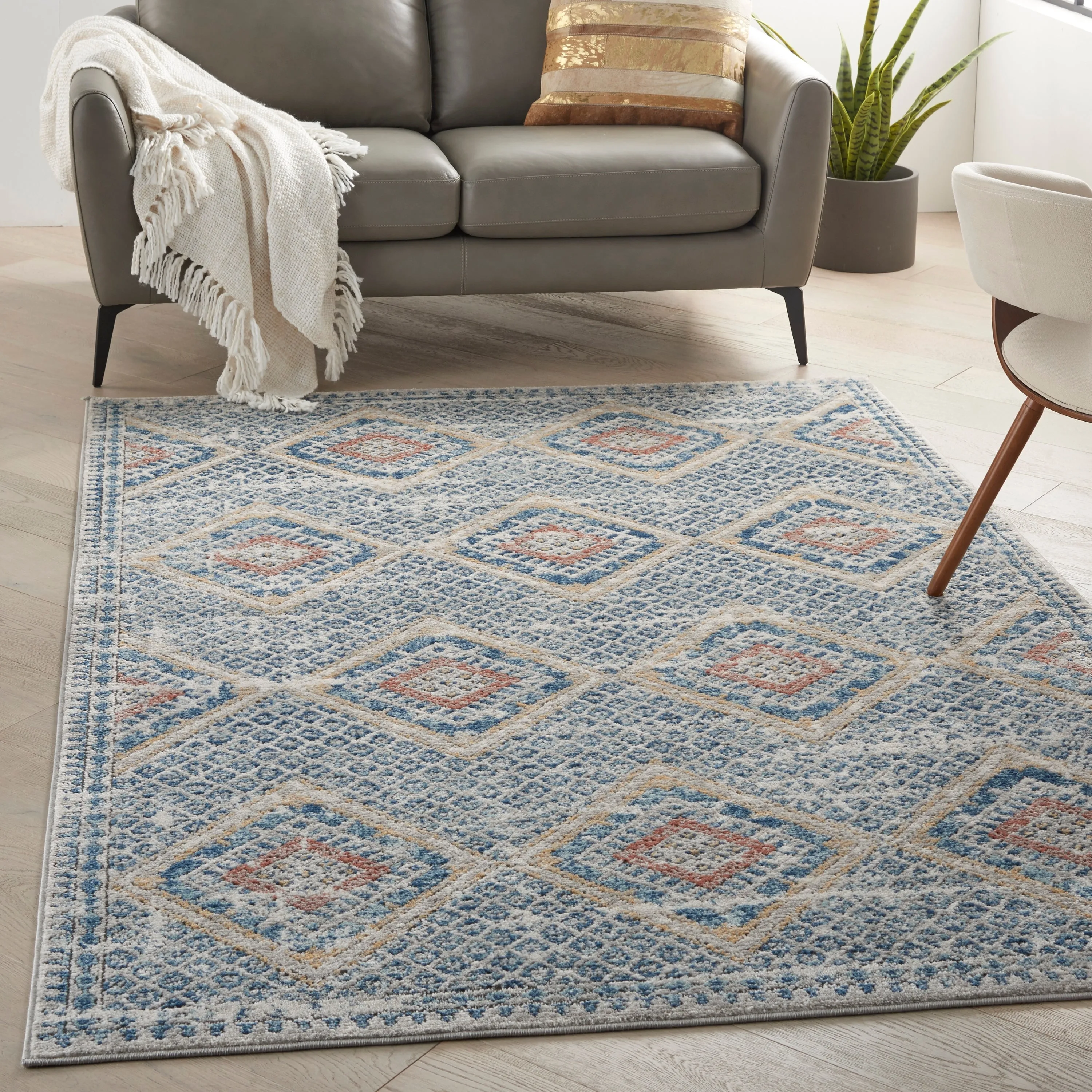 Nourison Concerto Traditional Persian Diamond Area Rug