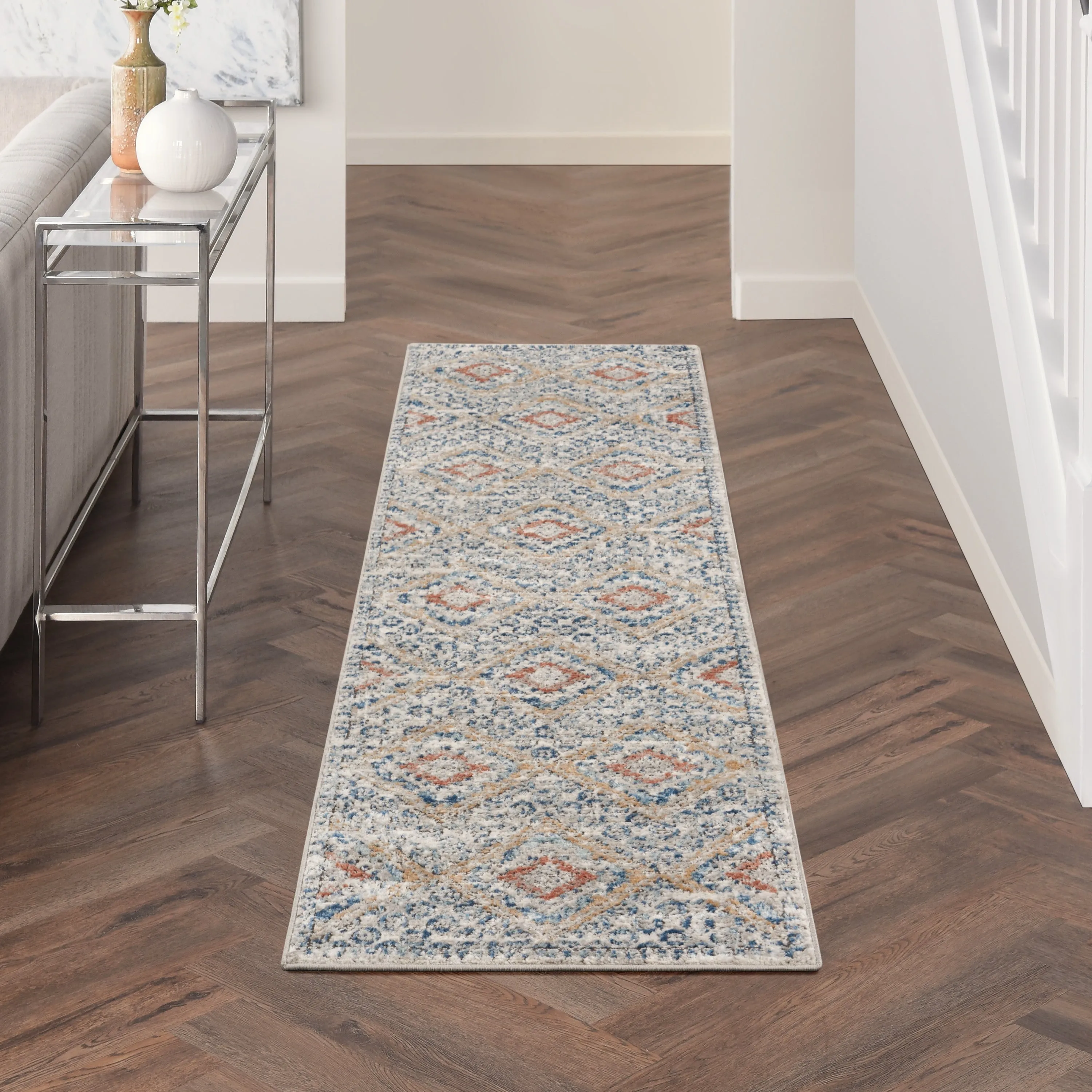 Nourison Concerto Traditional Persian Diamond Area Rug