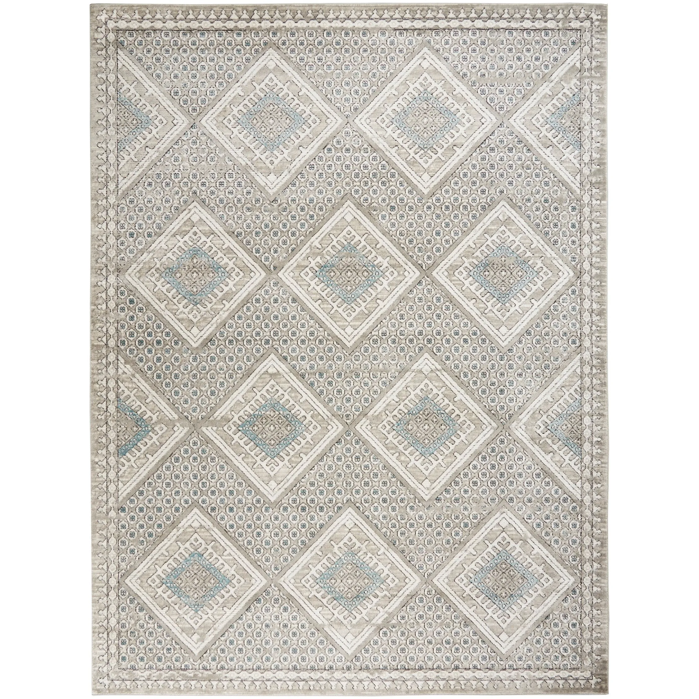 Nourison Concerto Traditional Persian Diamond Area Rug