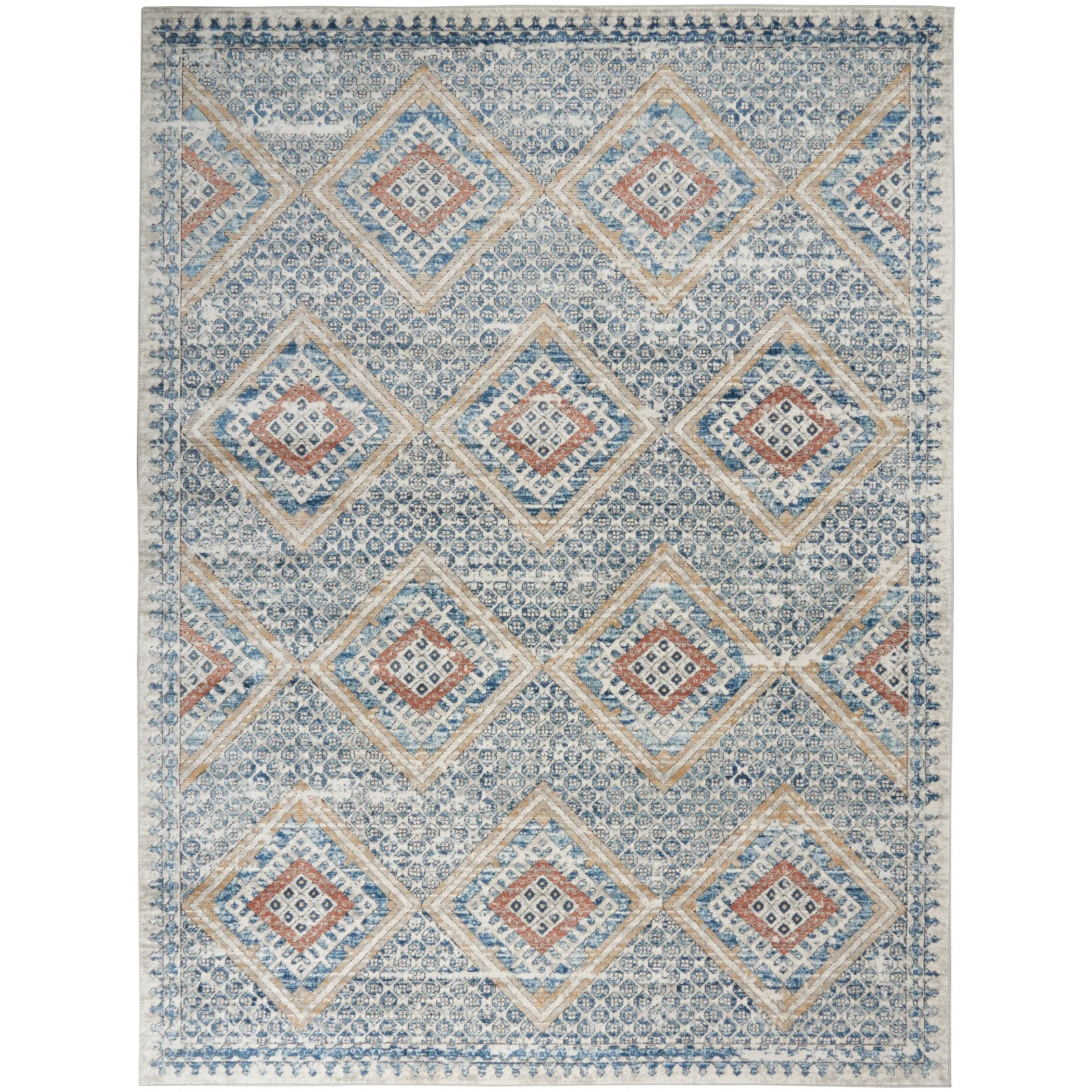 Nourison Concerto Traditional Persian Diamond Area Rug