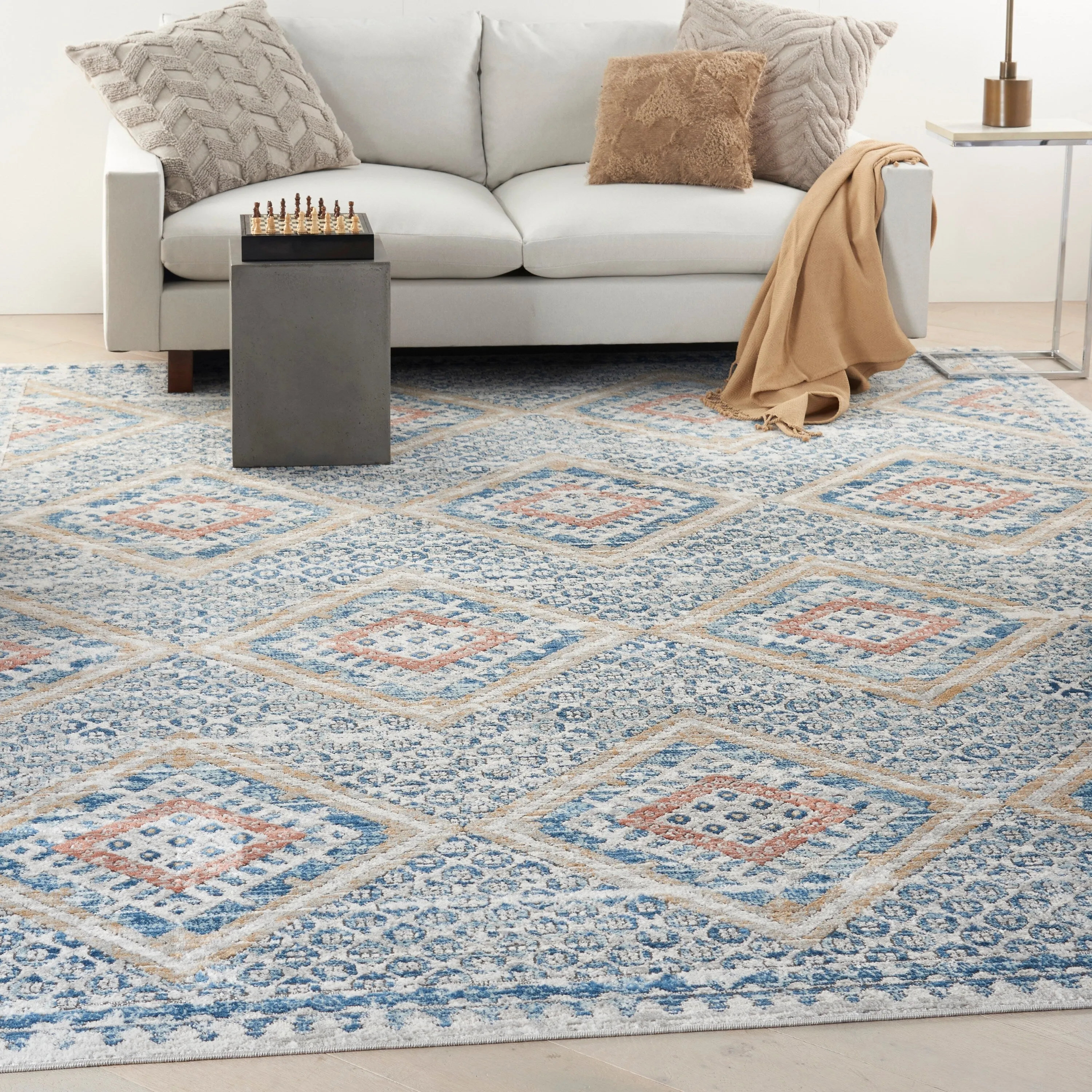 Nourison Concerto Traditional Persian Diamond Area Rug