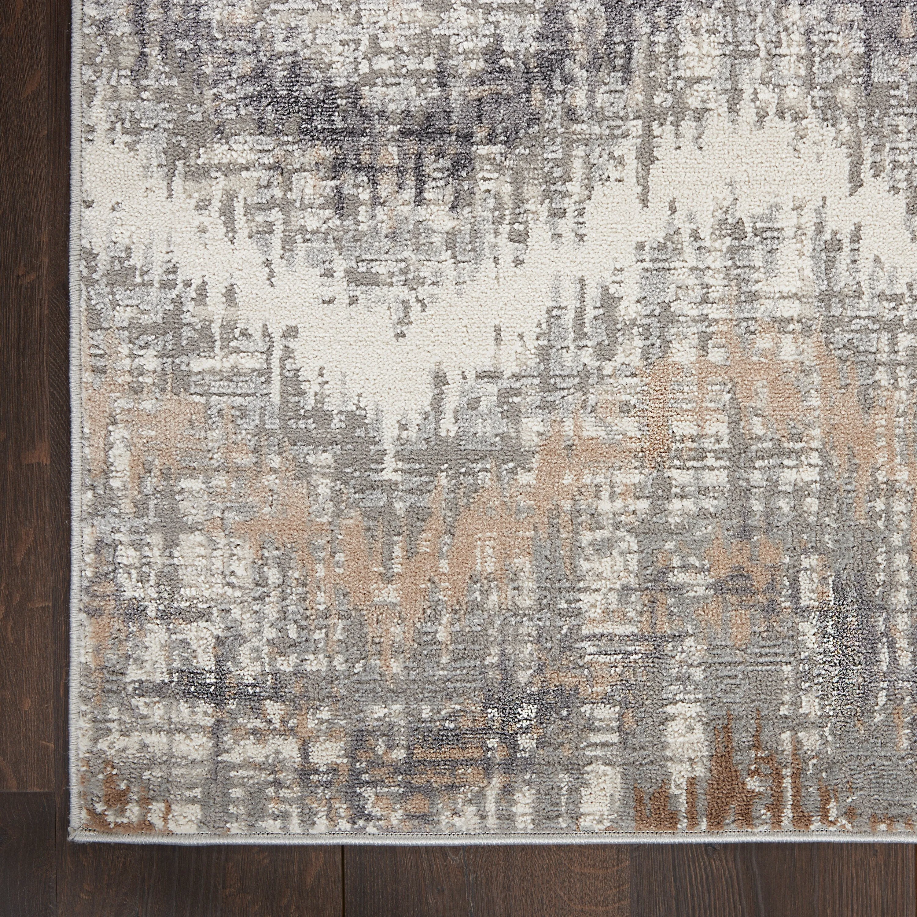 Nourison Elation Chevron Abstract Modern Area Rug