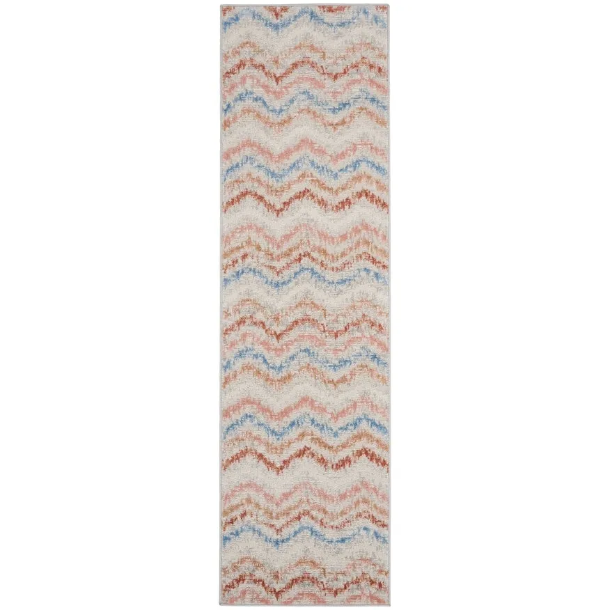 Nourison Elation Chevron Abstract Modern Area Rug