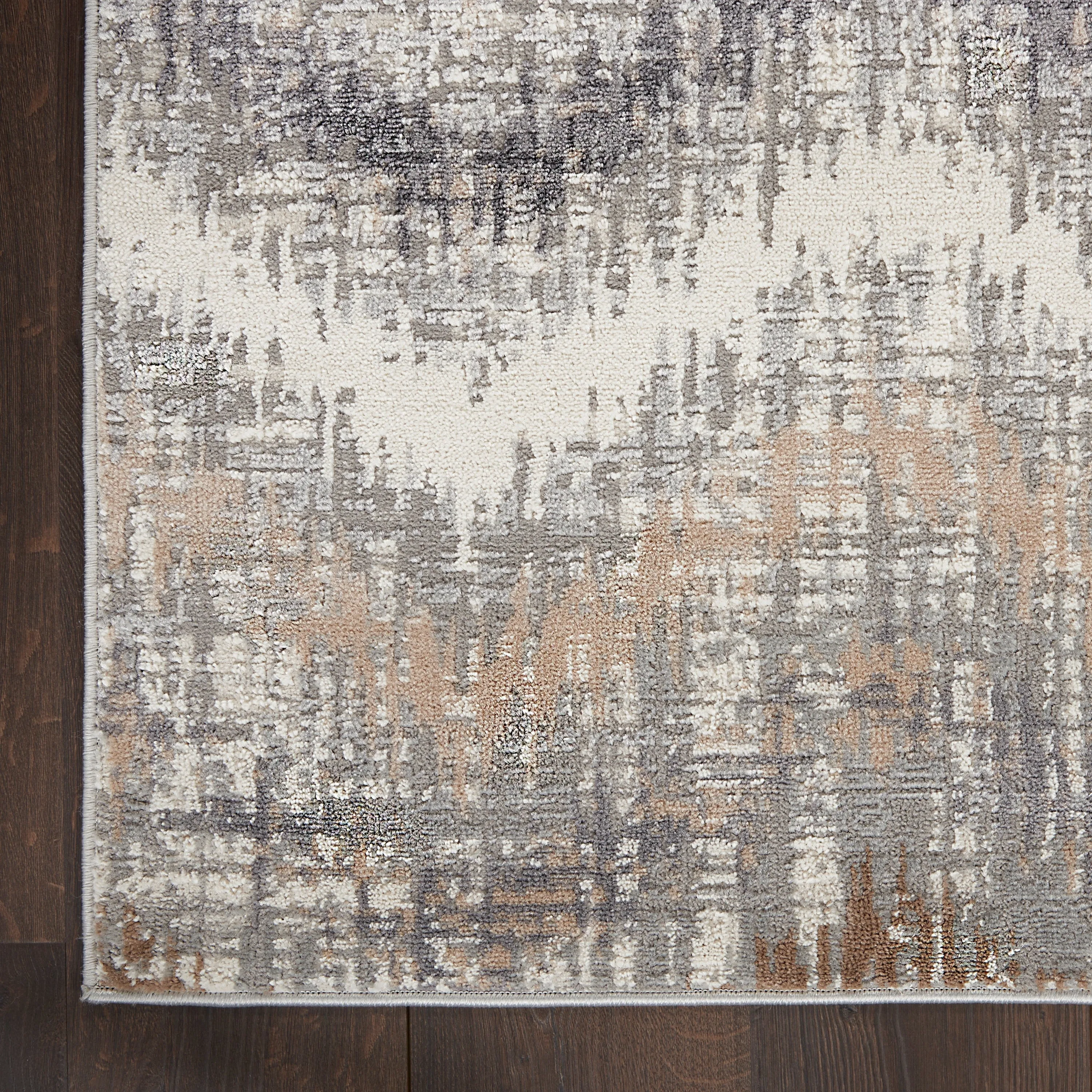Nourison Elation Chevron Abstract Modern Area Rug