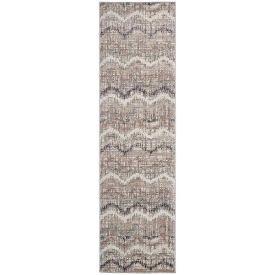 Nourison Elation Chevron Abstract Modern Area Rug