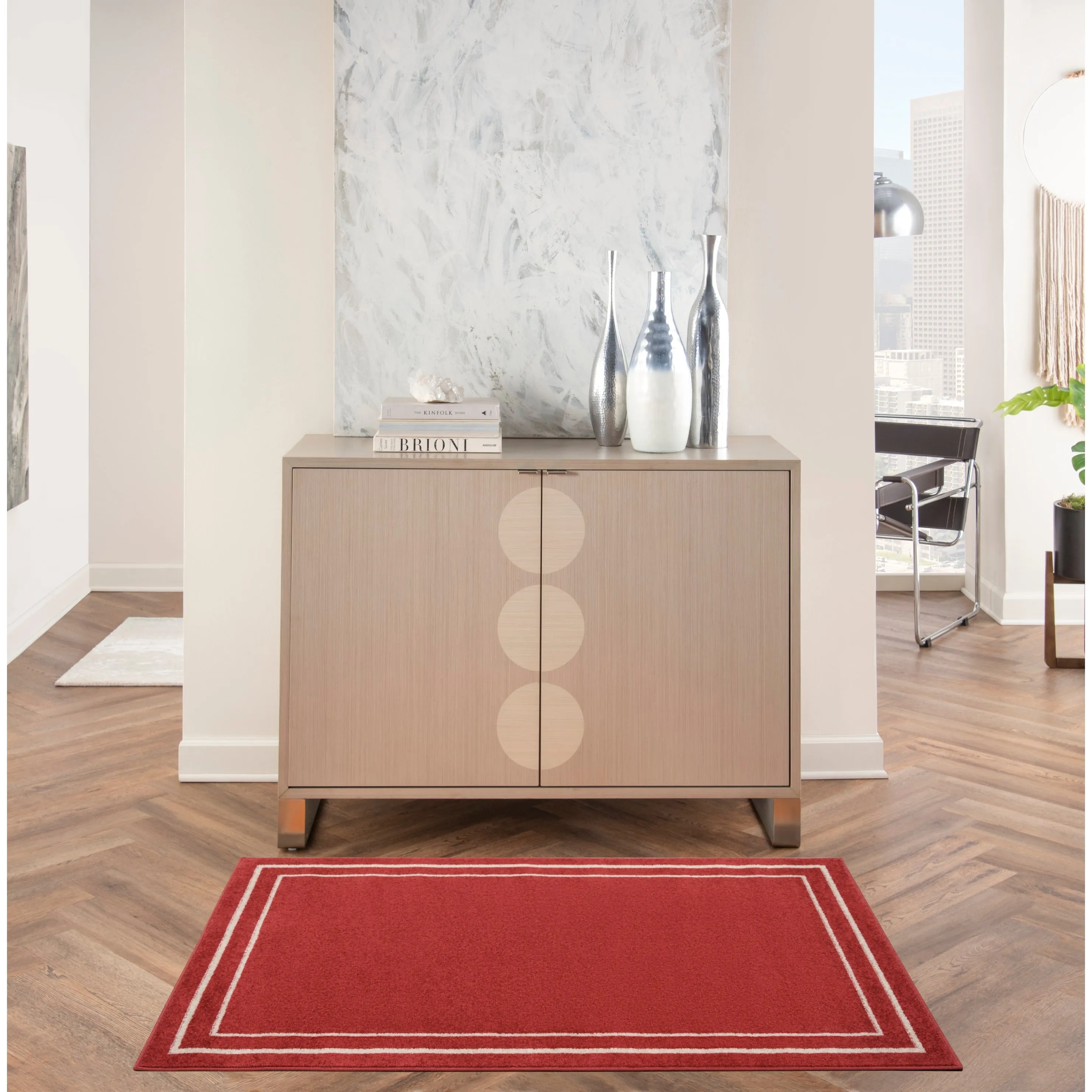 Nourison Essentials Indoor/Outdoor Solid Area Rug