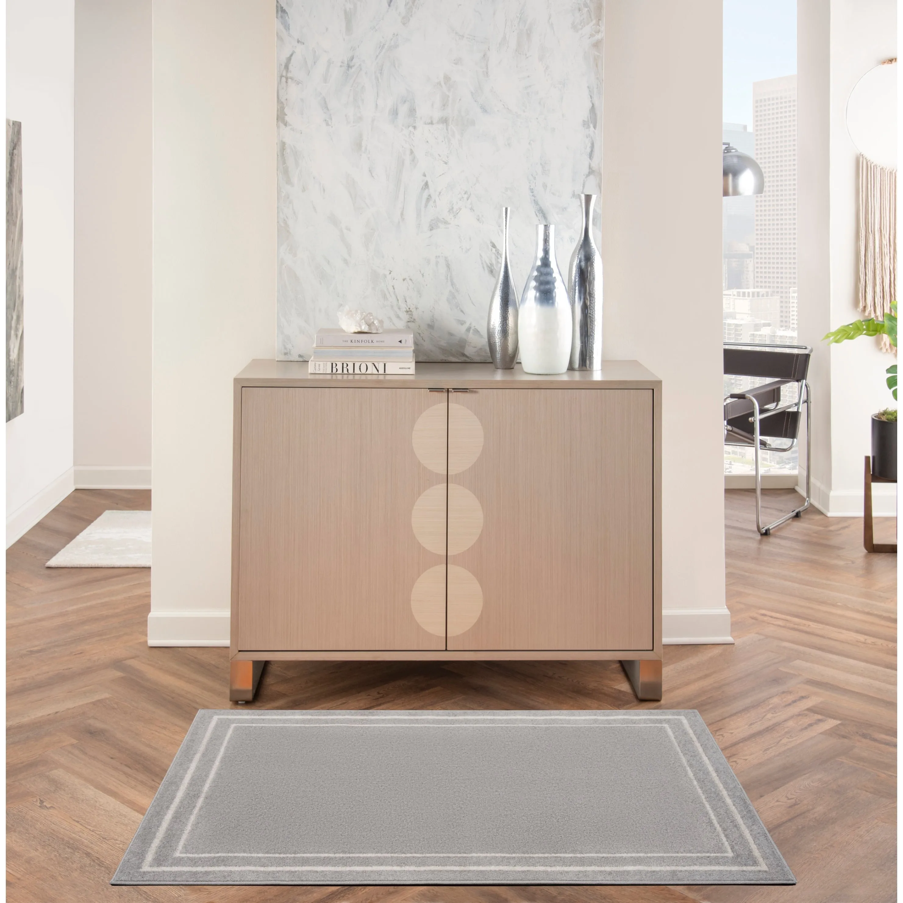 Nourison Essentials Indoor/Outdoor Solid Area Rug