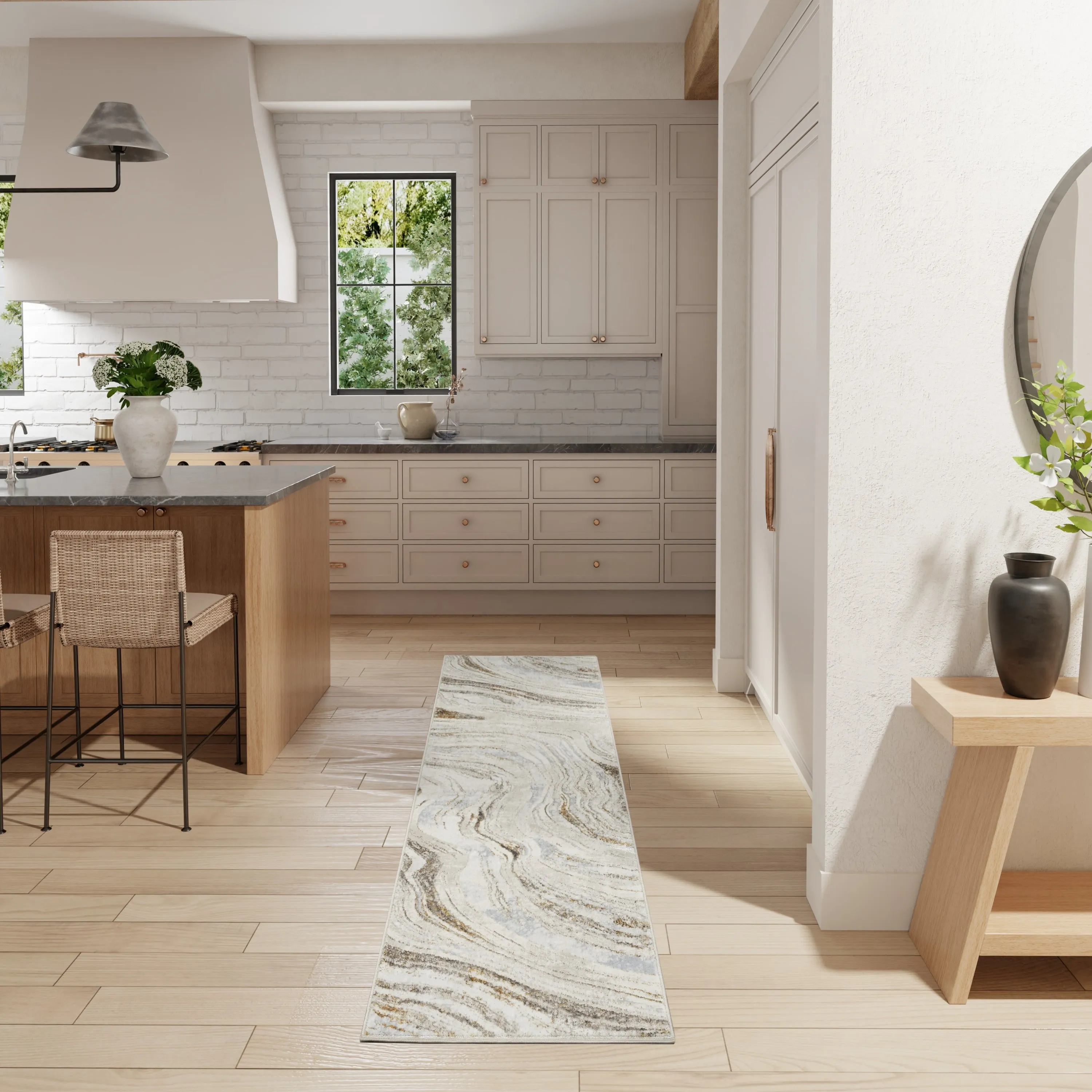Nourison Glam Indoor Abstract Area Rug