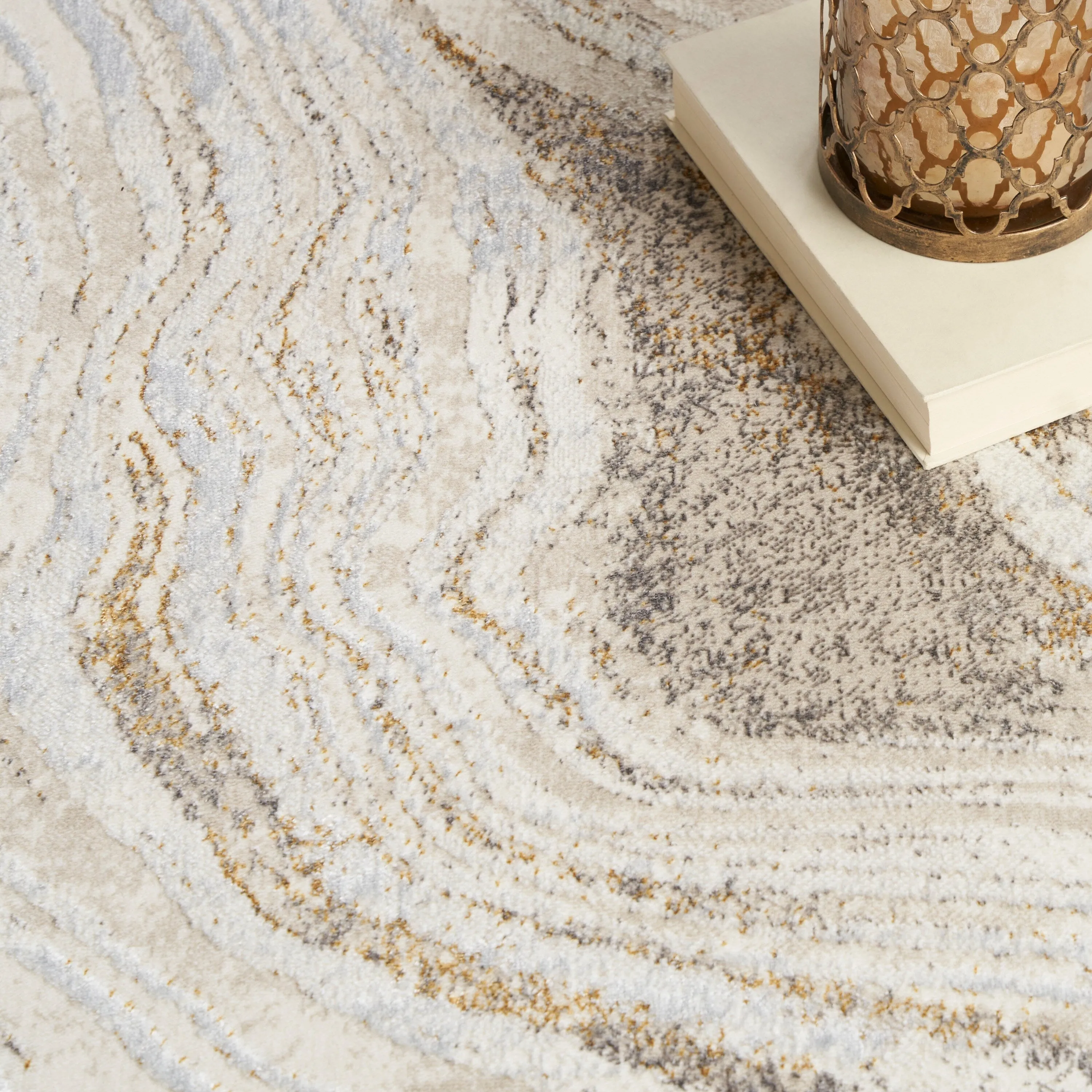 Nourison Glam Indoor Abstract Area Rug