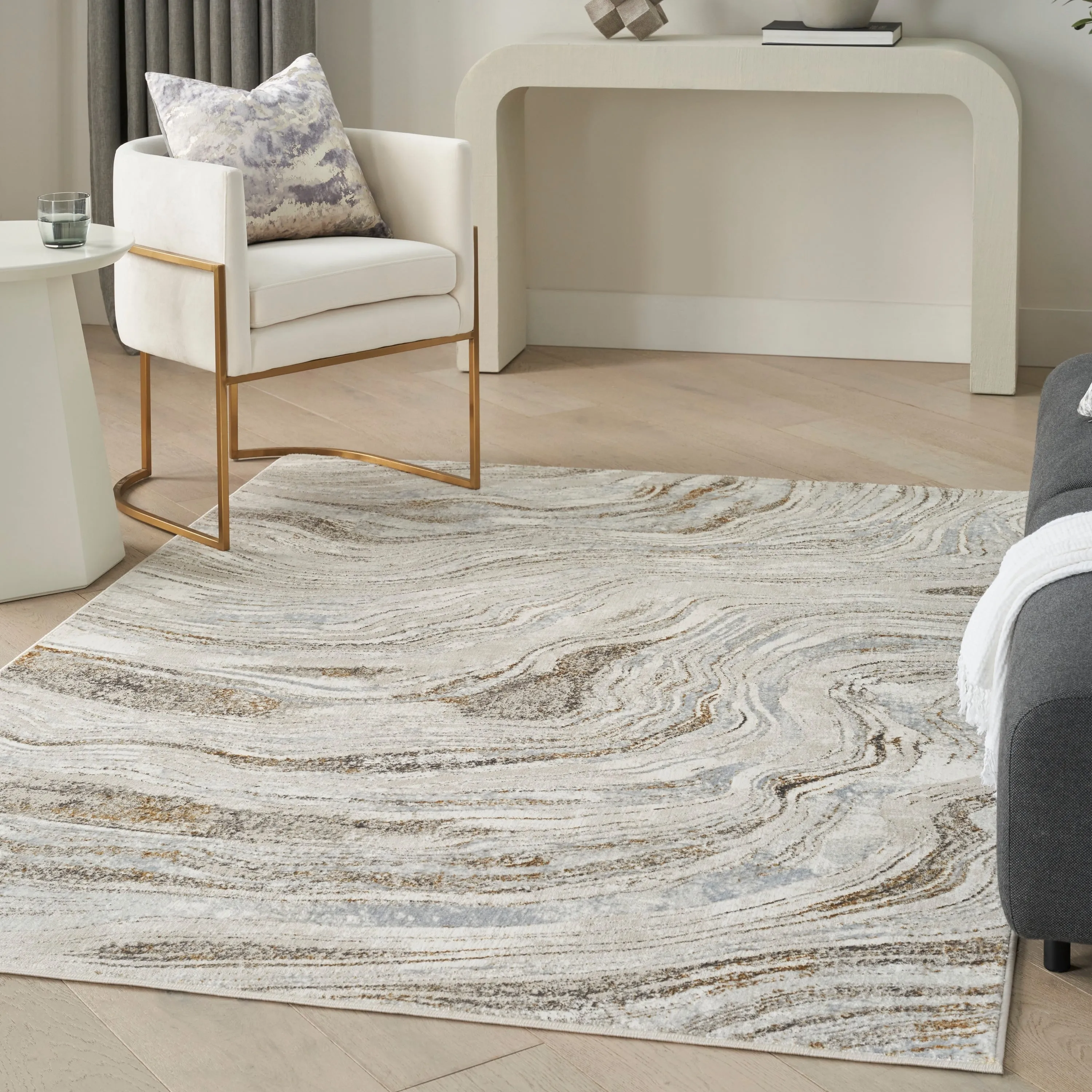 Nourison Glam Indoor Abstract Area Rug