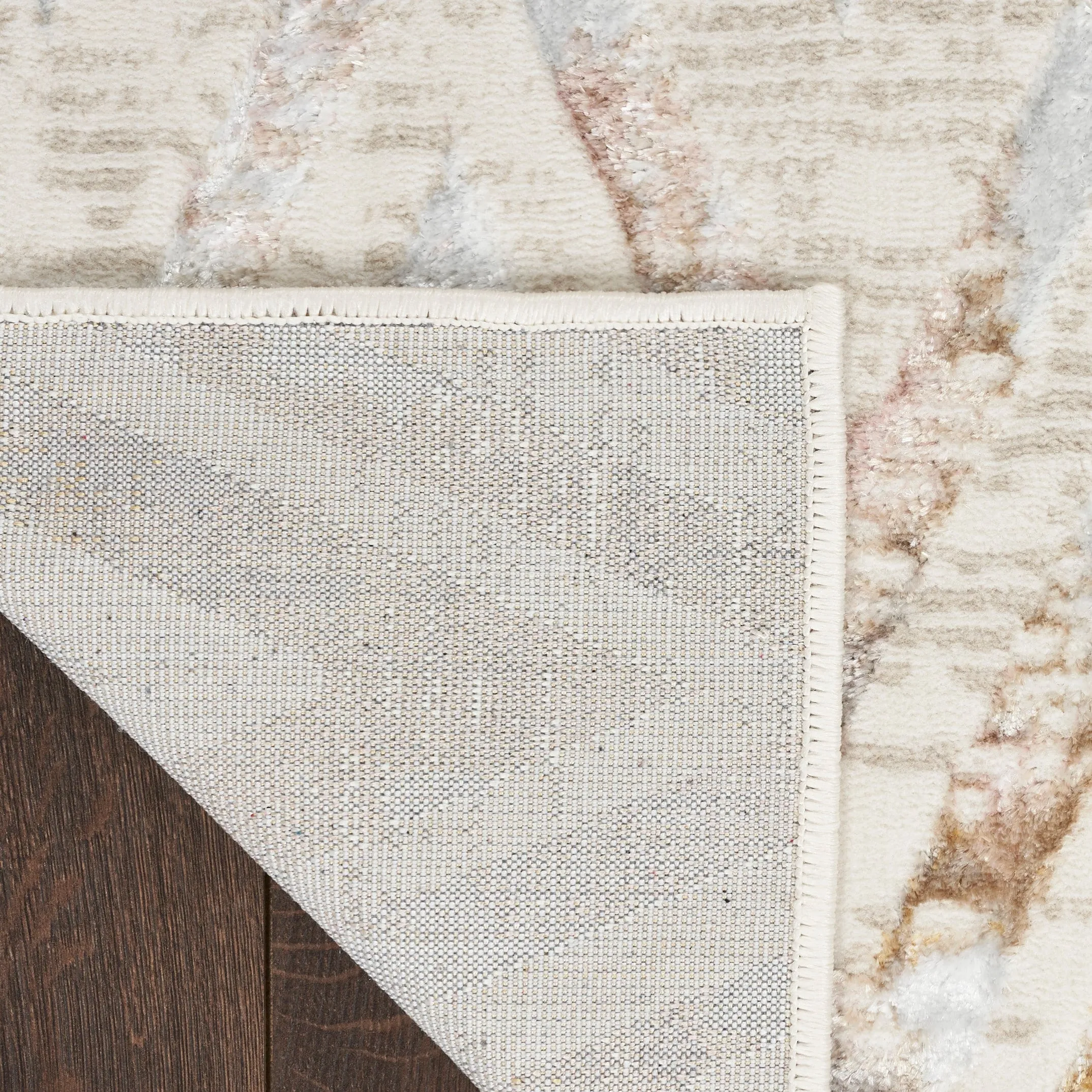 Nourison Glam Indoor Multicolored Chevron Area Rug
