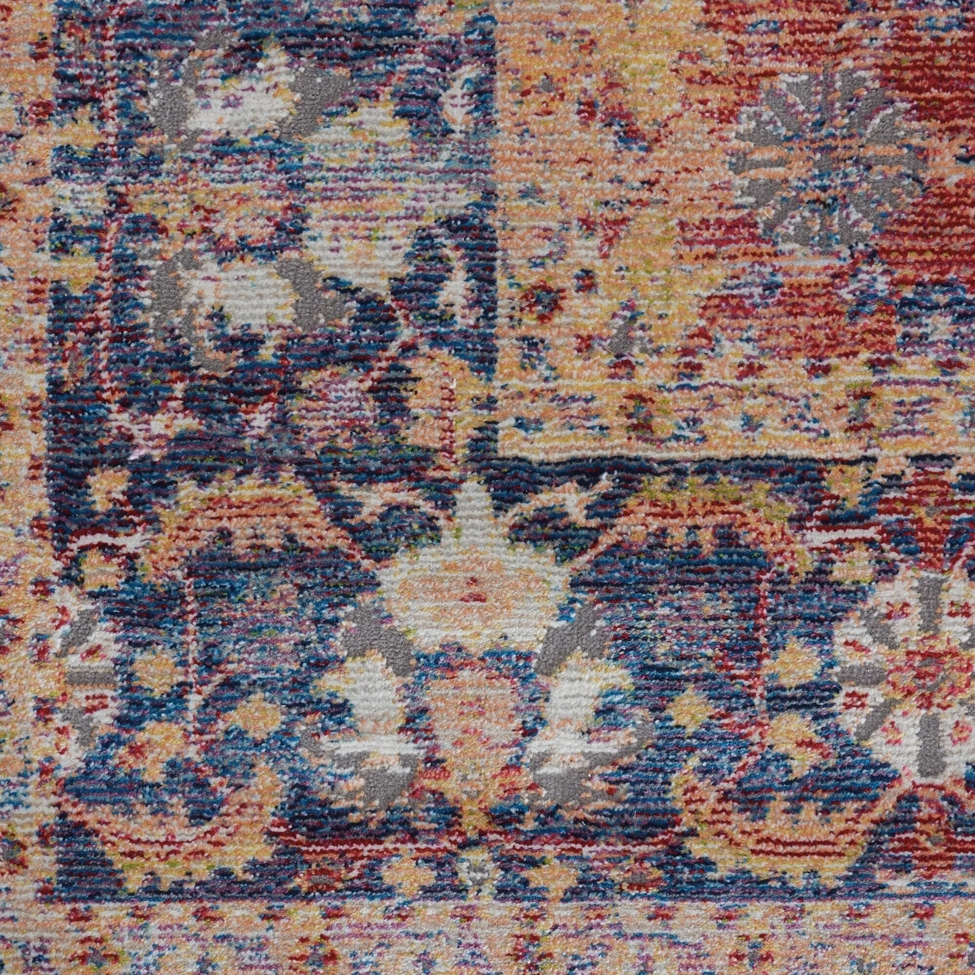Nourison Global Vintage Red Floral Area Rug