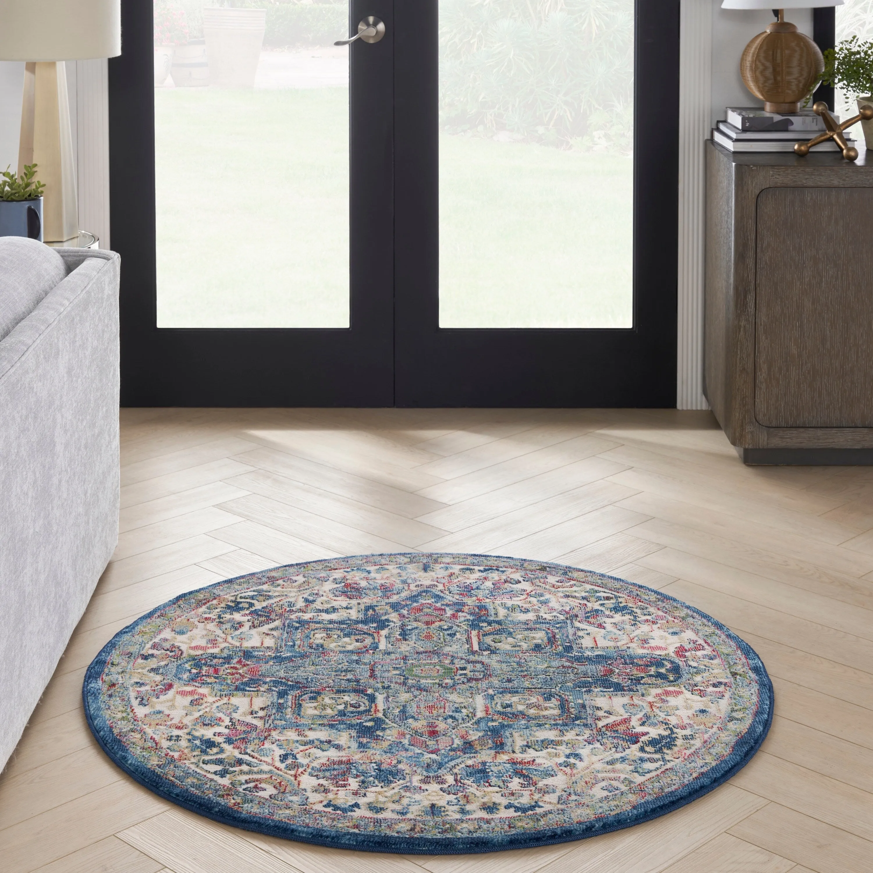 Nourison Global Vintage Traditional Persian Vintage Area Rug