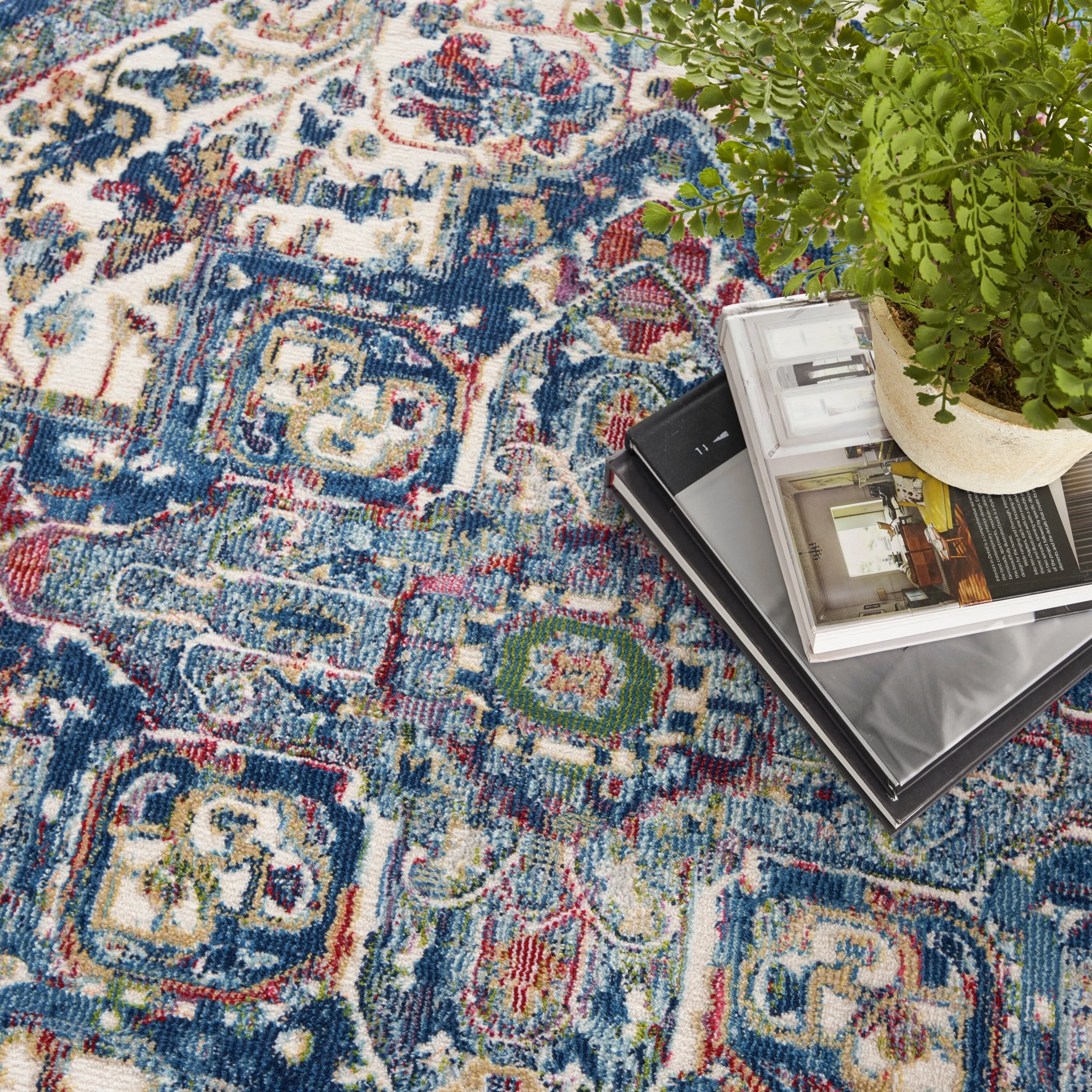 Nourison Global Vintage Traditional Persian Vintage Area Rug