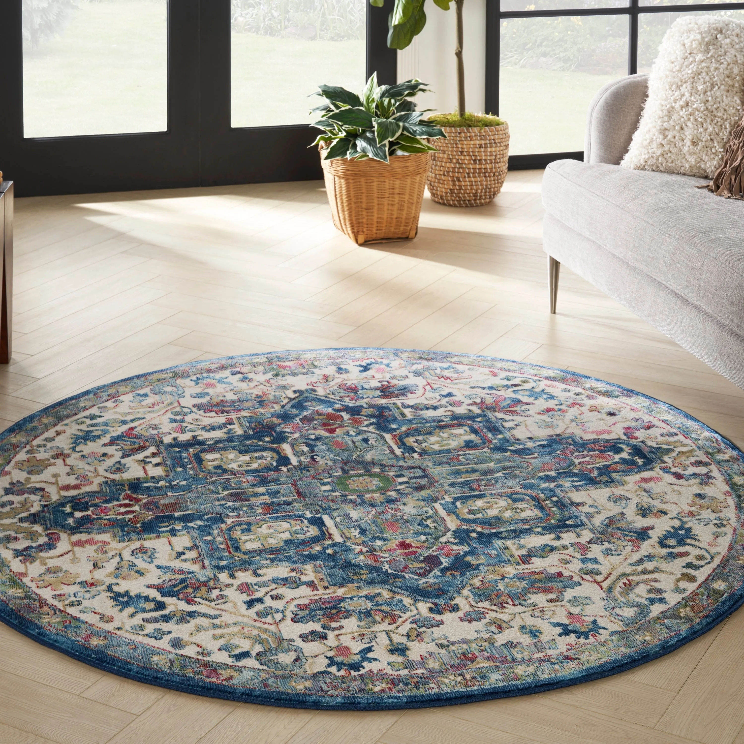 Nourison Global Vintage Traditional Persian Vintage Area Rug