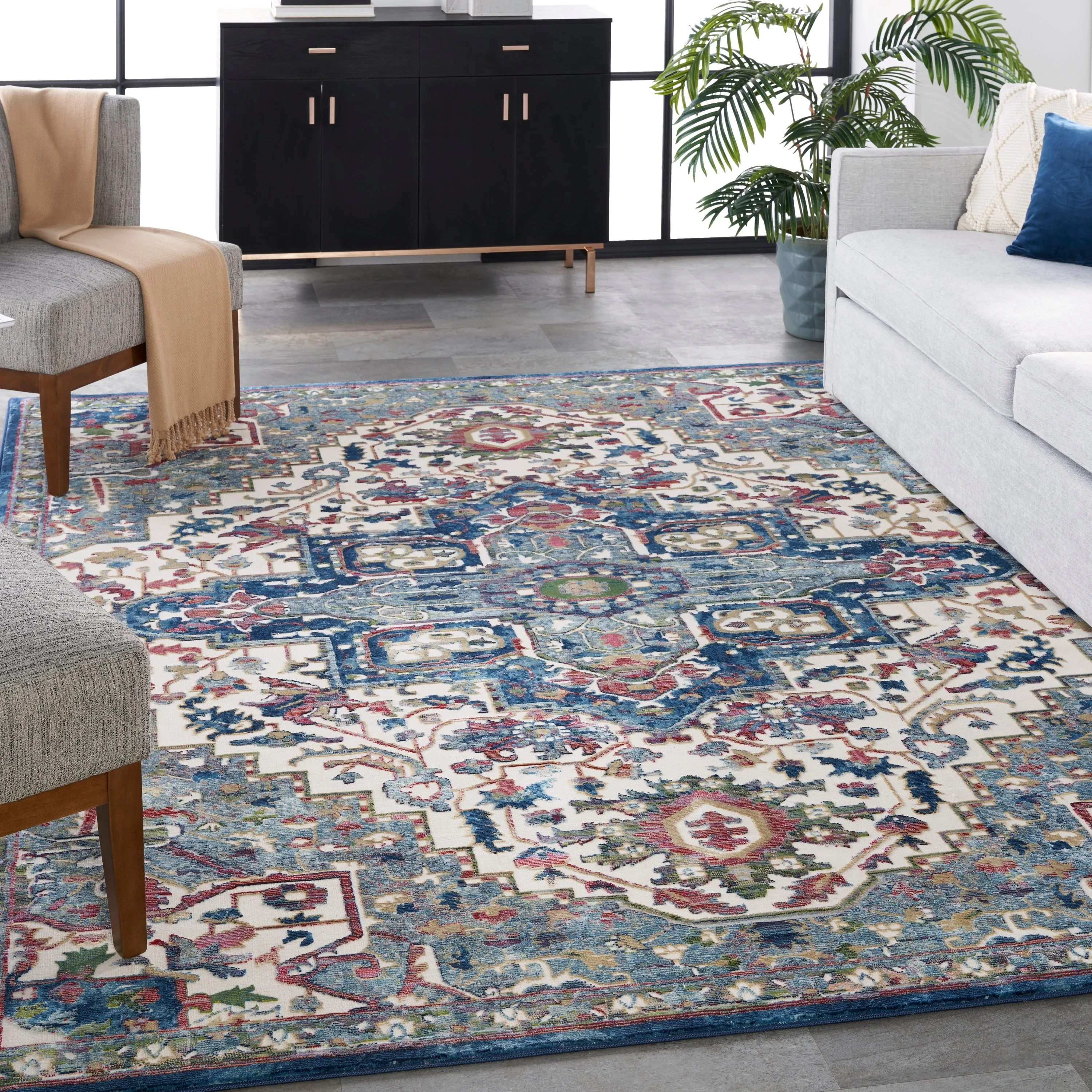 Nourison Global Vintage Traditional Persian Vintage Area Rug