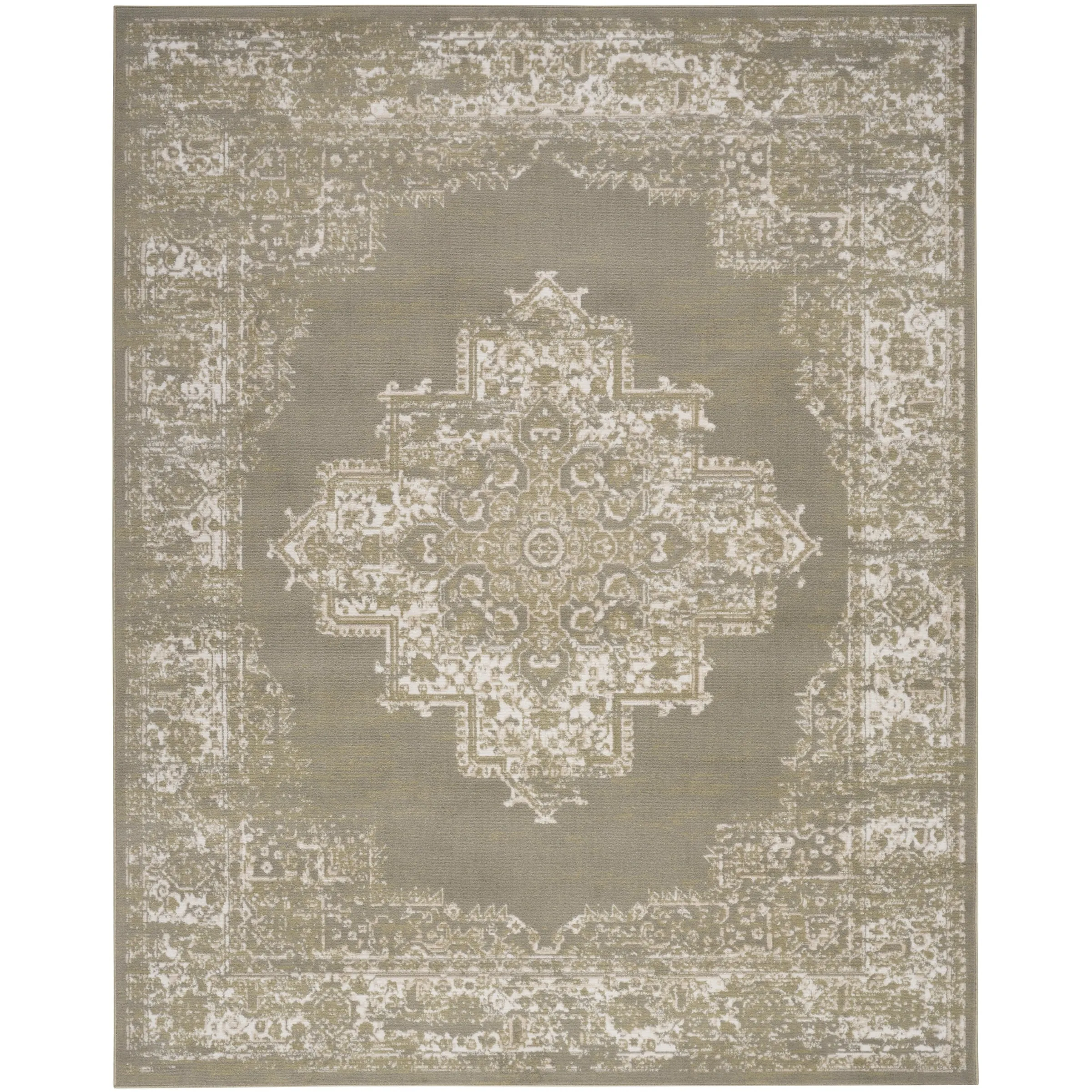 Nourison Grafix Distressed Vintage Medallion Area Rug