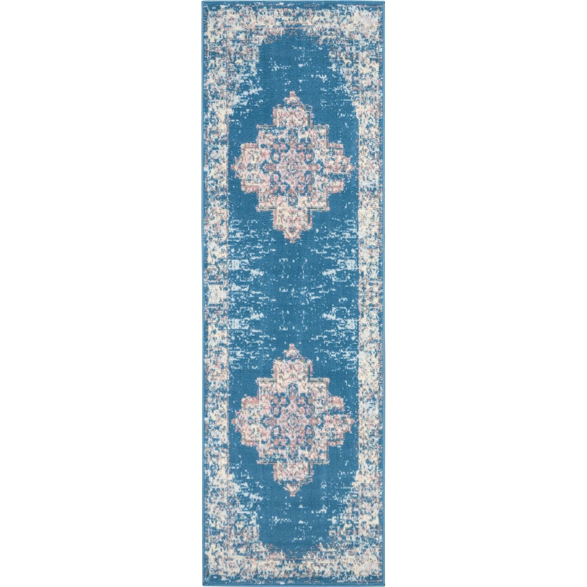 Nourison Grafix Distressed Vintage Medallion Area Rug