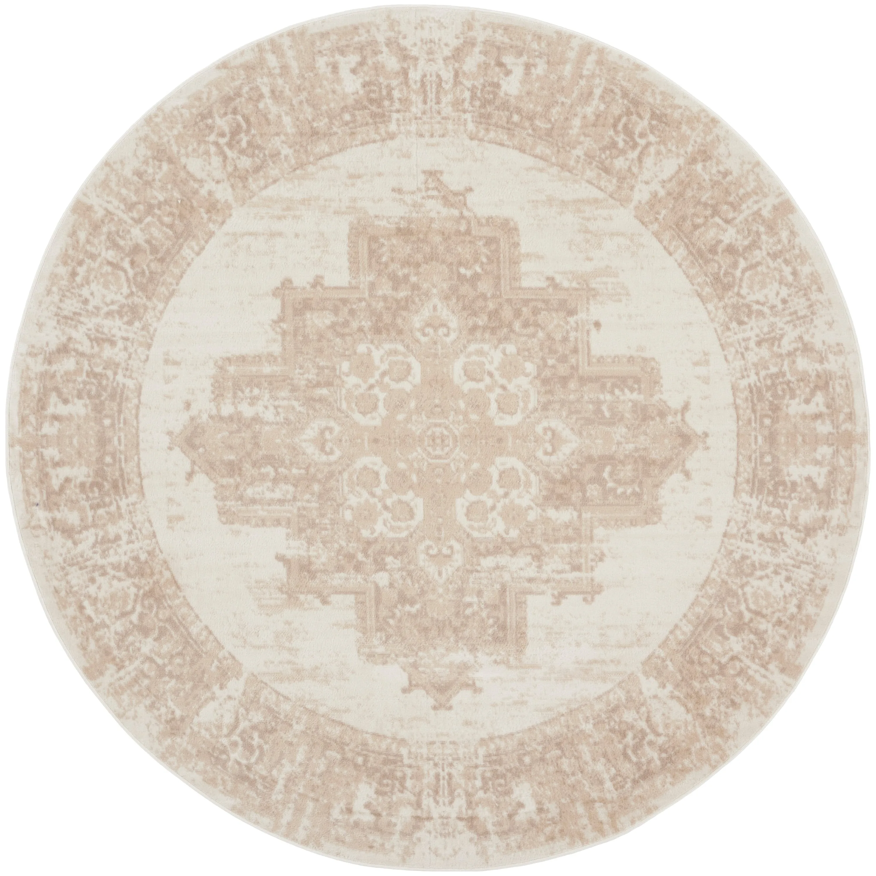 Nourison Grafix Distressed Vintage Medallion Area Rug