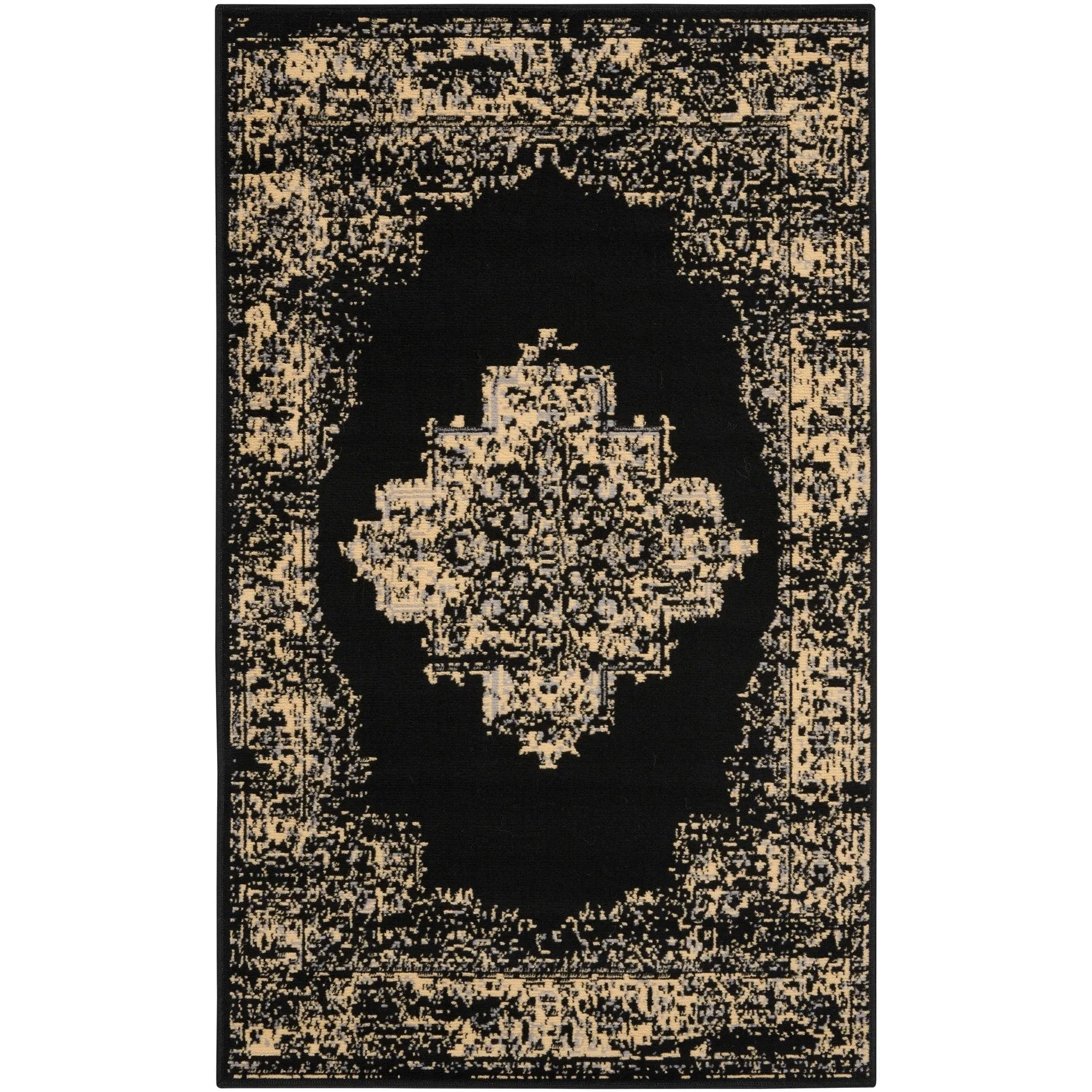Nourison Grafix Distressed Vintage Medallion Area Rug