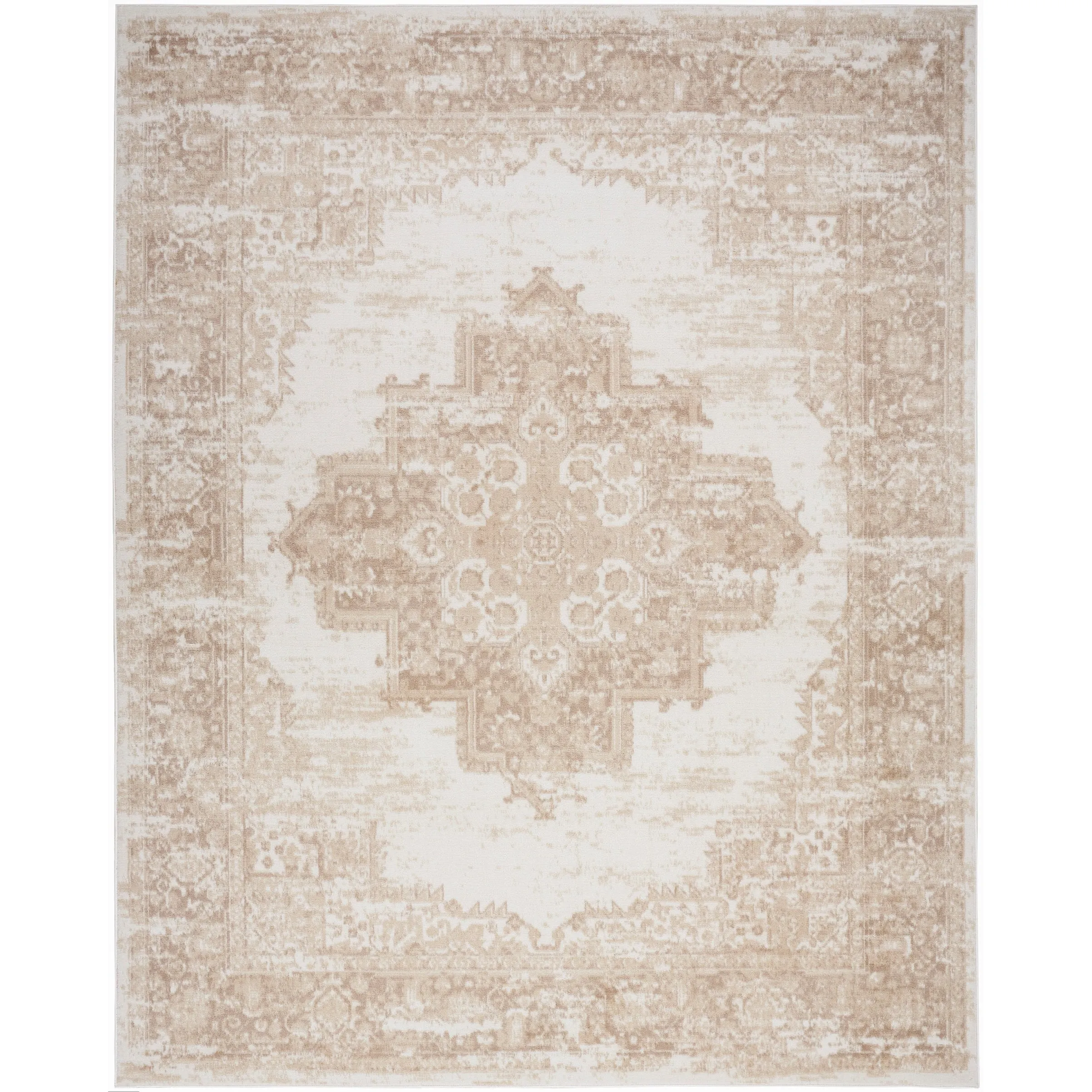 Nourison Grafix Distressed Vintage Medallion Area Rug