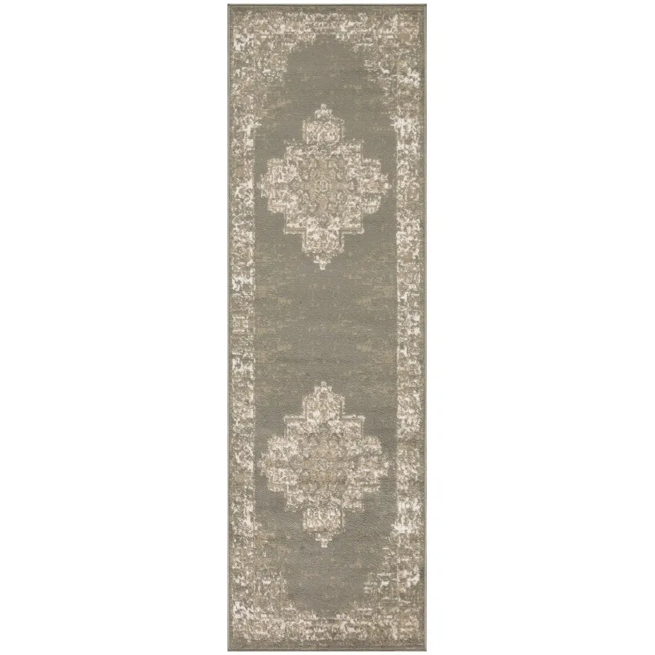 Nourison Grafix Distressed Vintage Medallion Area Rug