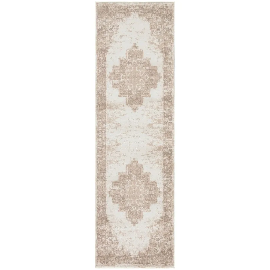 Nourison Grafix Distressed Vintage Medallion Area Rug